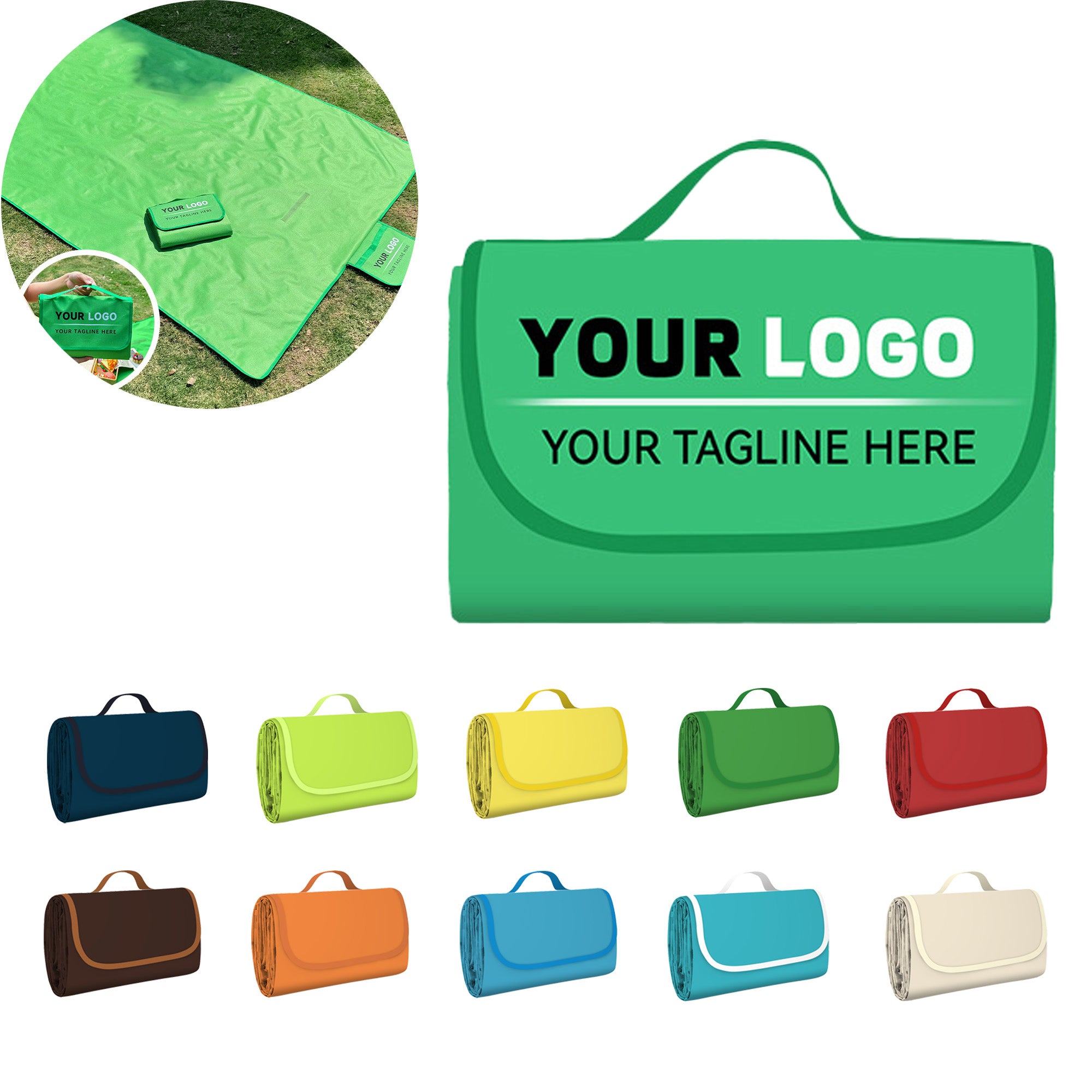 78.7" x 78.4" Picnic Thickened Moisture Mat