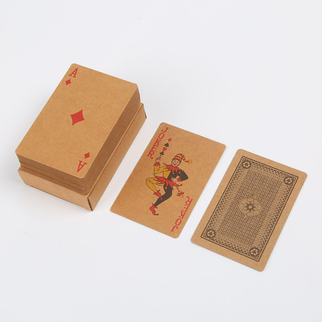 Kraft Paper Poker Playing Card