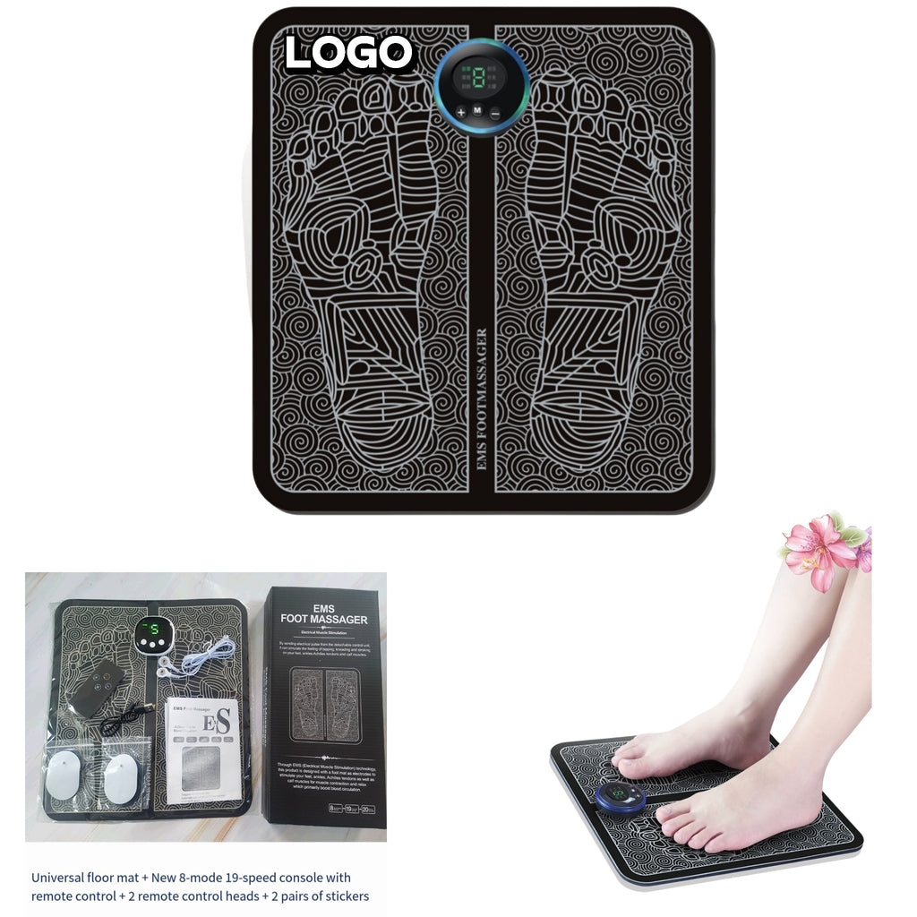 Home EMS Foot Massager Shiatsu Heel Pain Muscle Relax