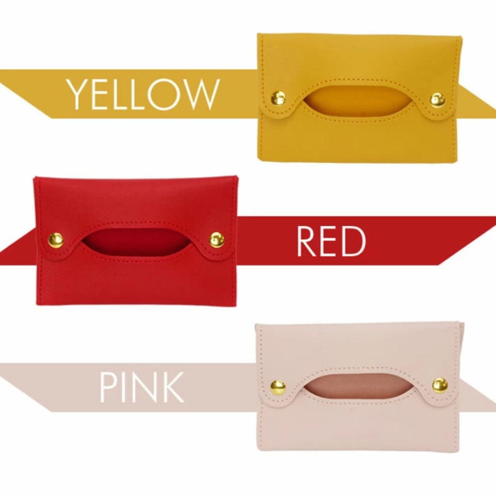 Portable Leather Tissue Holder