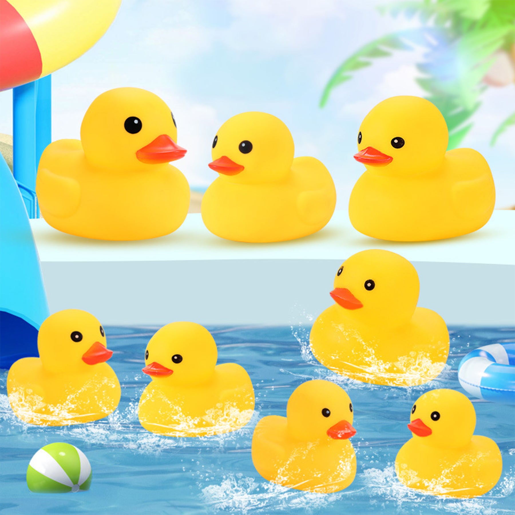 Children's Bath Toy Yellow Duck