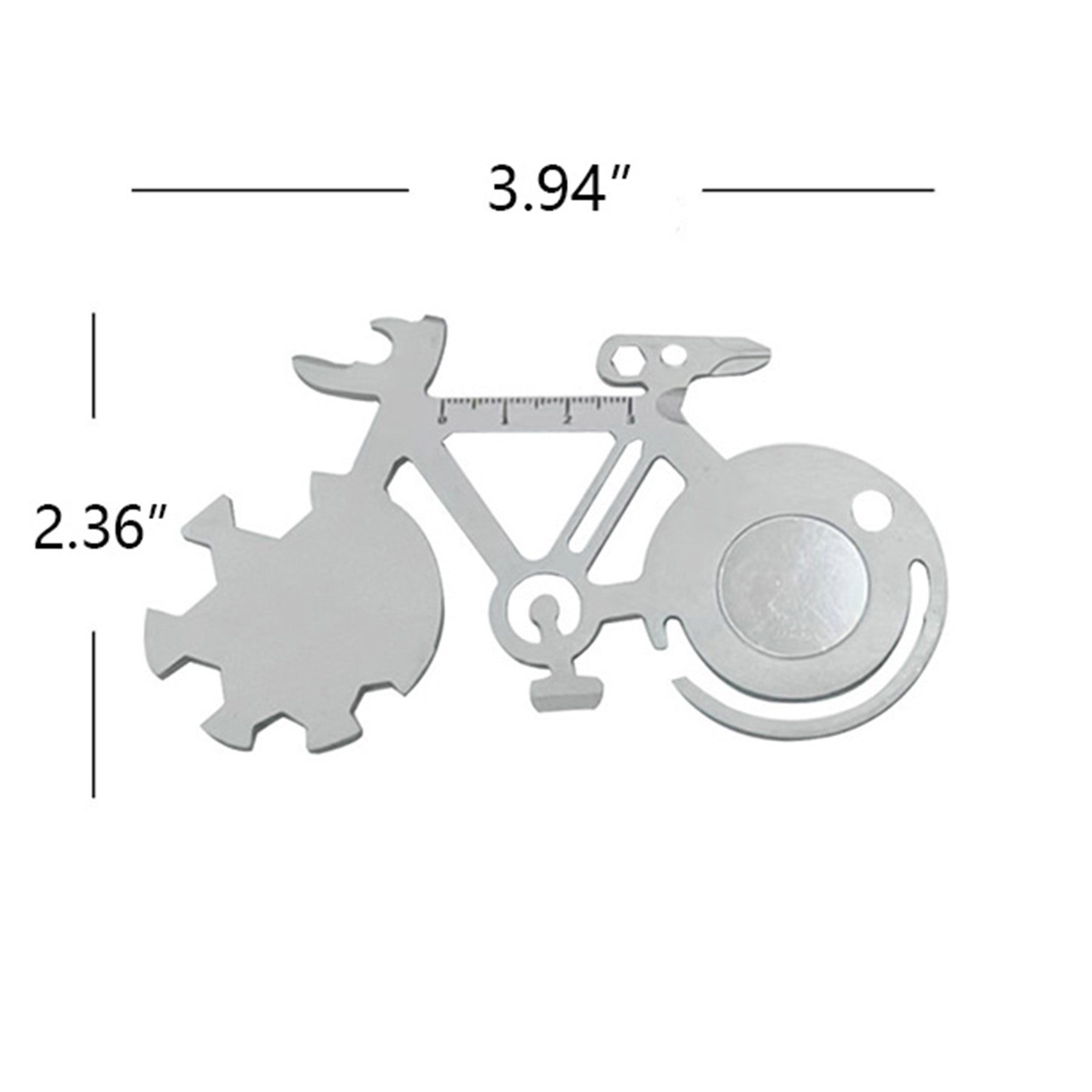 Bicycle Shape Mini Portable Bicycle Tool Card