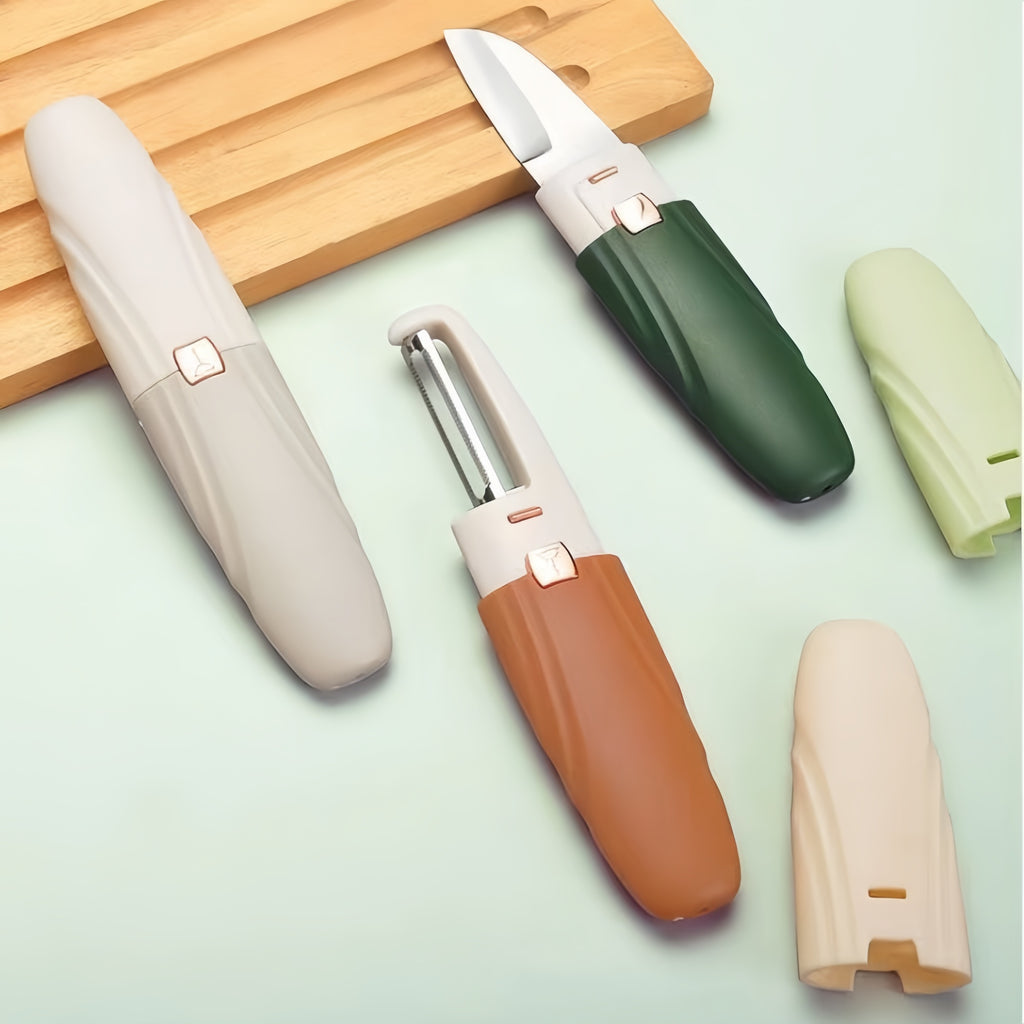2-in-1 Fruit Knife & Peeler