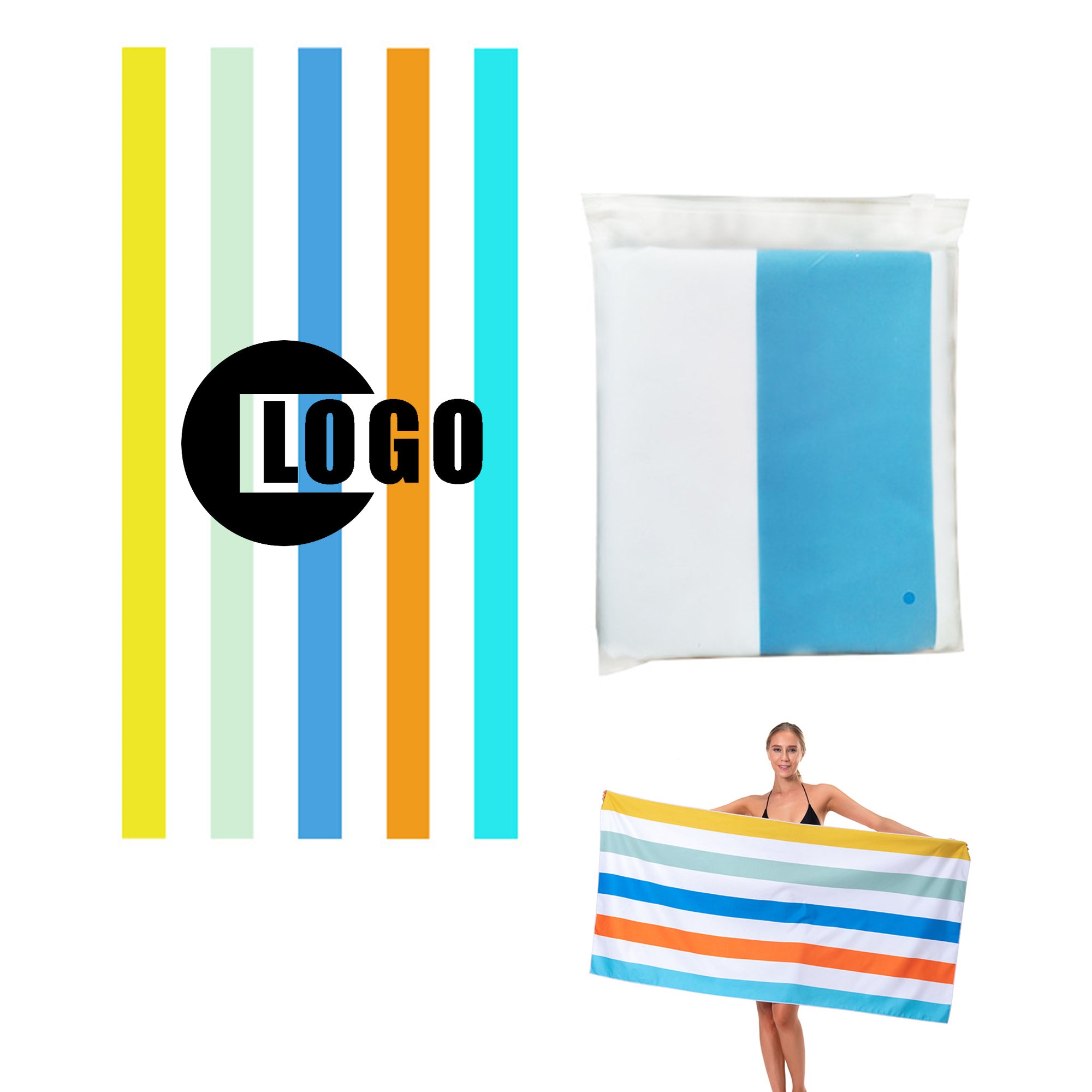 Stripe Beach Towel