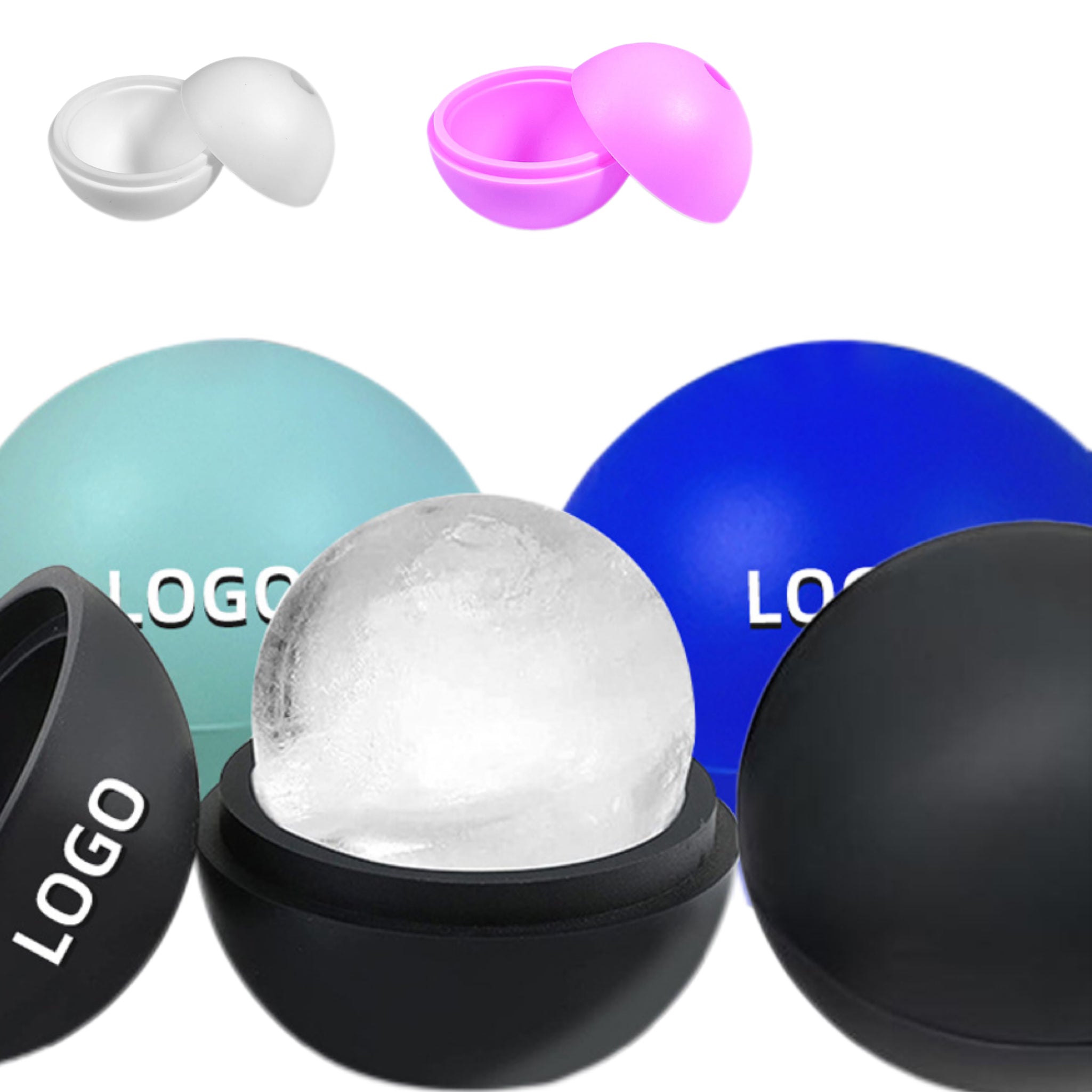 Single-Cavity Silicone Ice Ball Mold