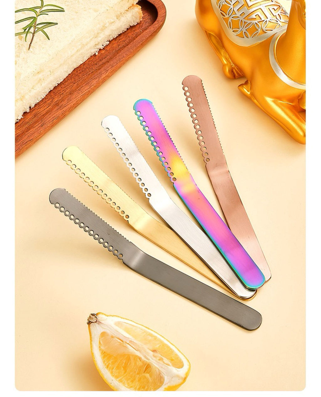 Threaded Butter Knife With Holes