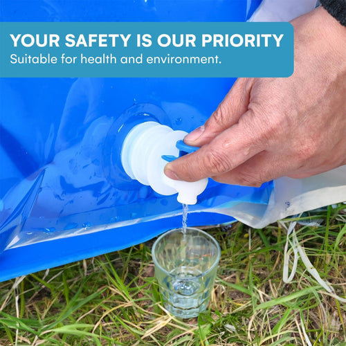 5L Outdoor Portable Folding Water Bag Collapsible Water Tank
