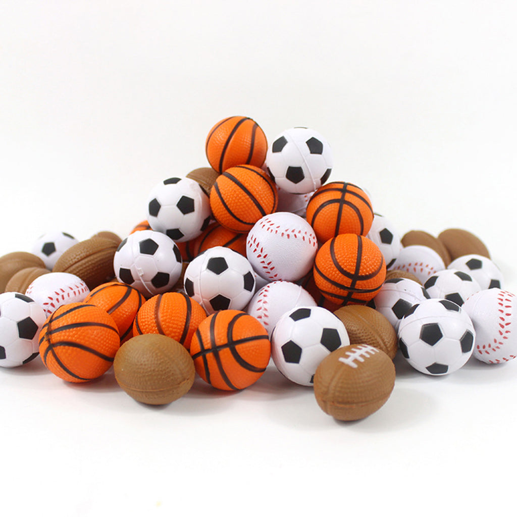 Assorted Pu Foam Sports Balls – Stress Relief Toys