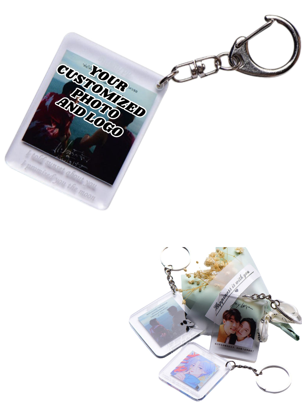 Custom Photo Acrylic Keychain