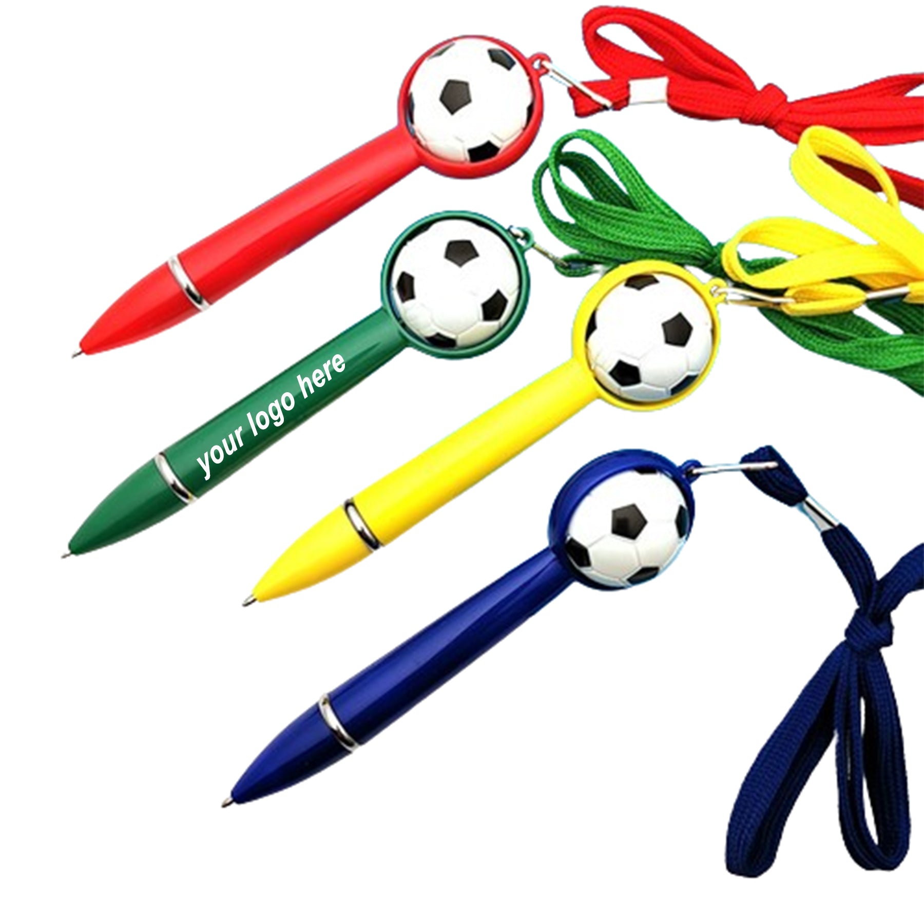 Lanyard Football Shaped Ballpoint Pen