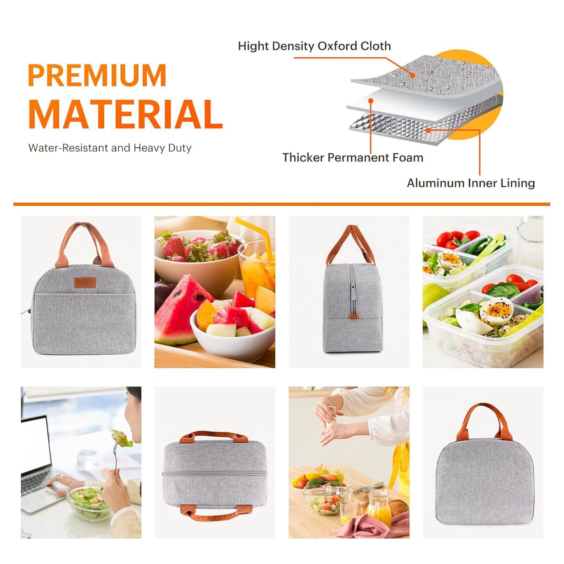 Thickened Aluminum Foil Lunch Insulation Bag