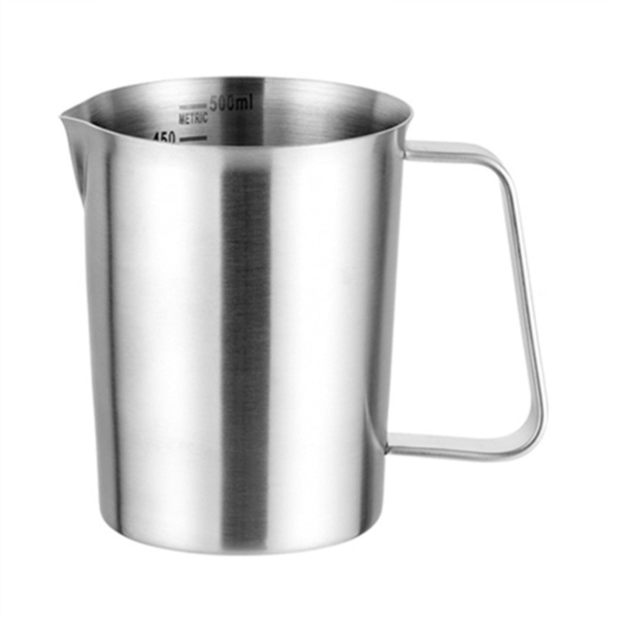 16Oz Stainless Steel Milk Measuring Cup With Marking
