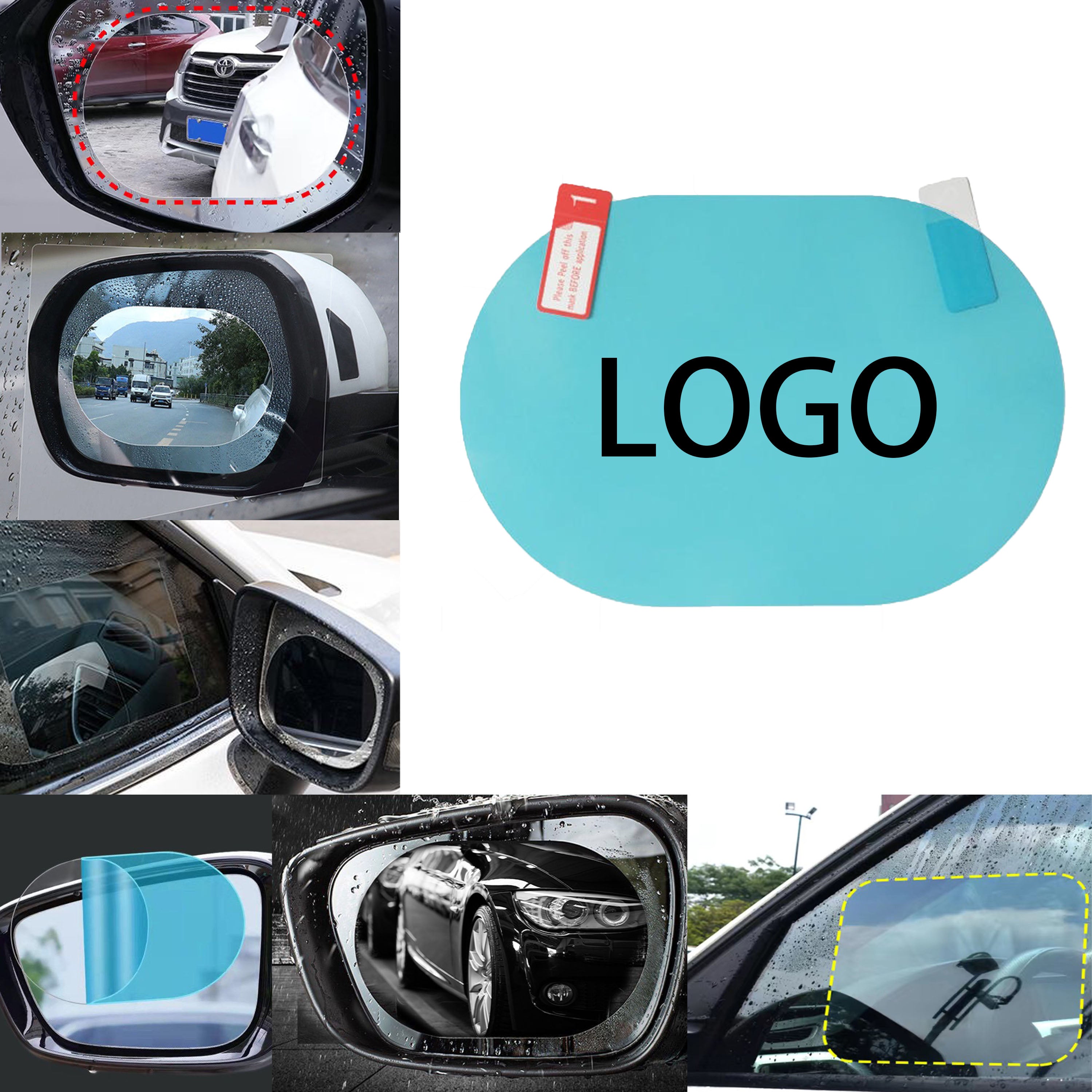Anti-Fog Car Reflective Mirror Rainproof Film