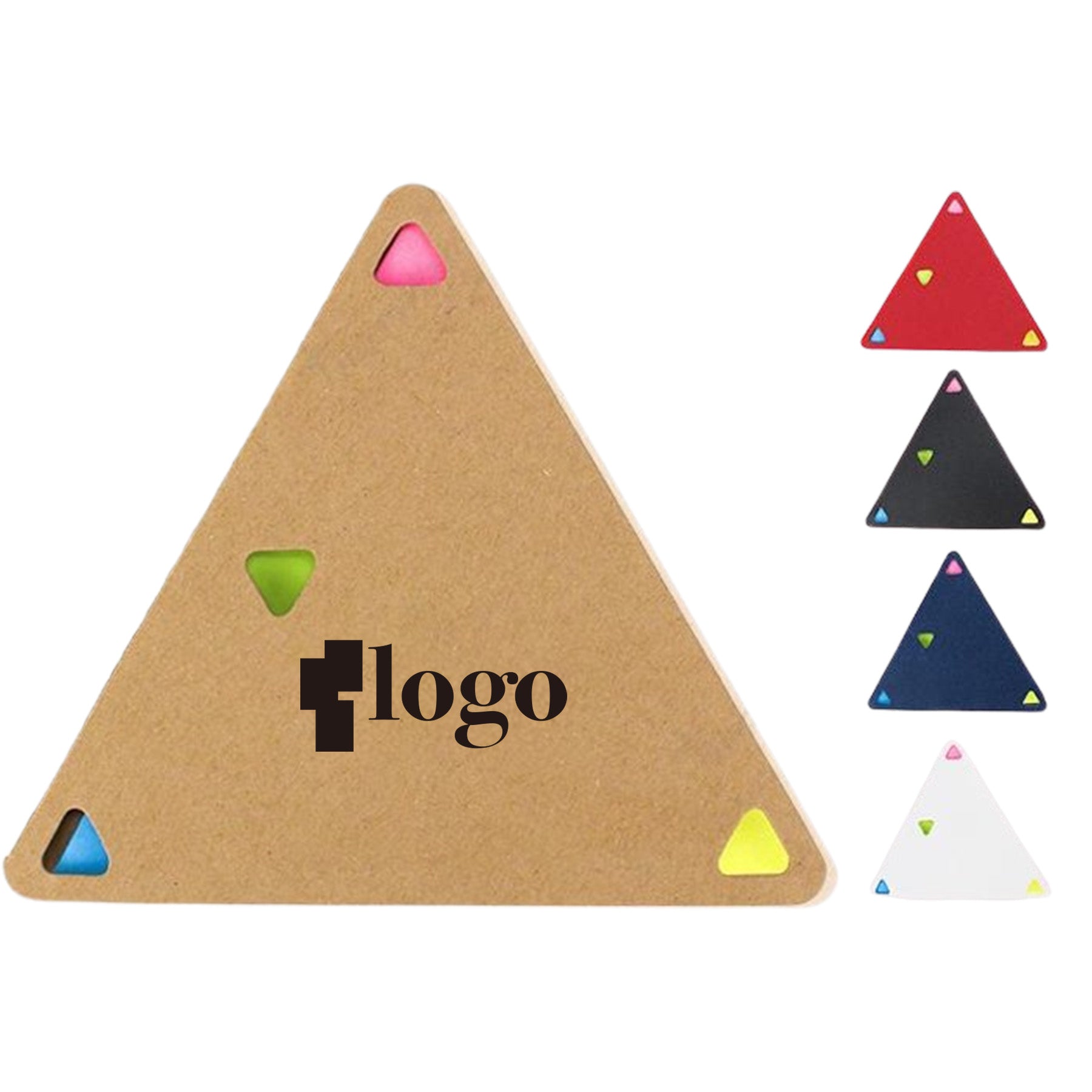Triangular Multicolor Post-It Notes