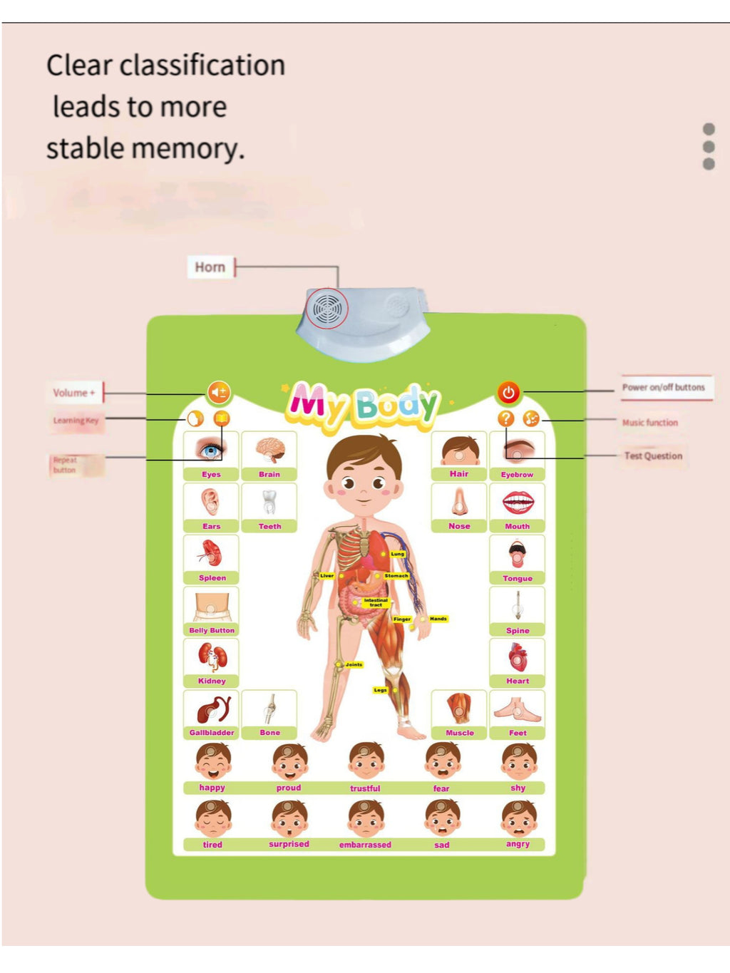 All English Sound Enabled Wall Chart