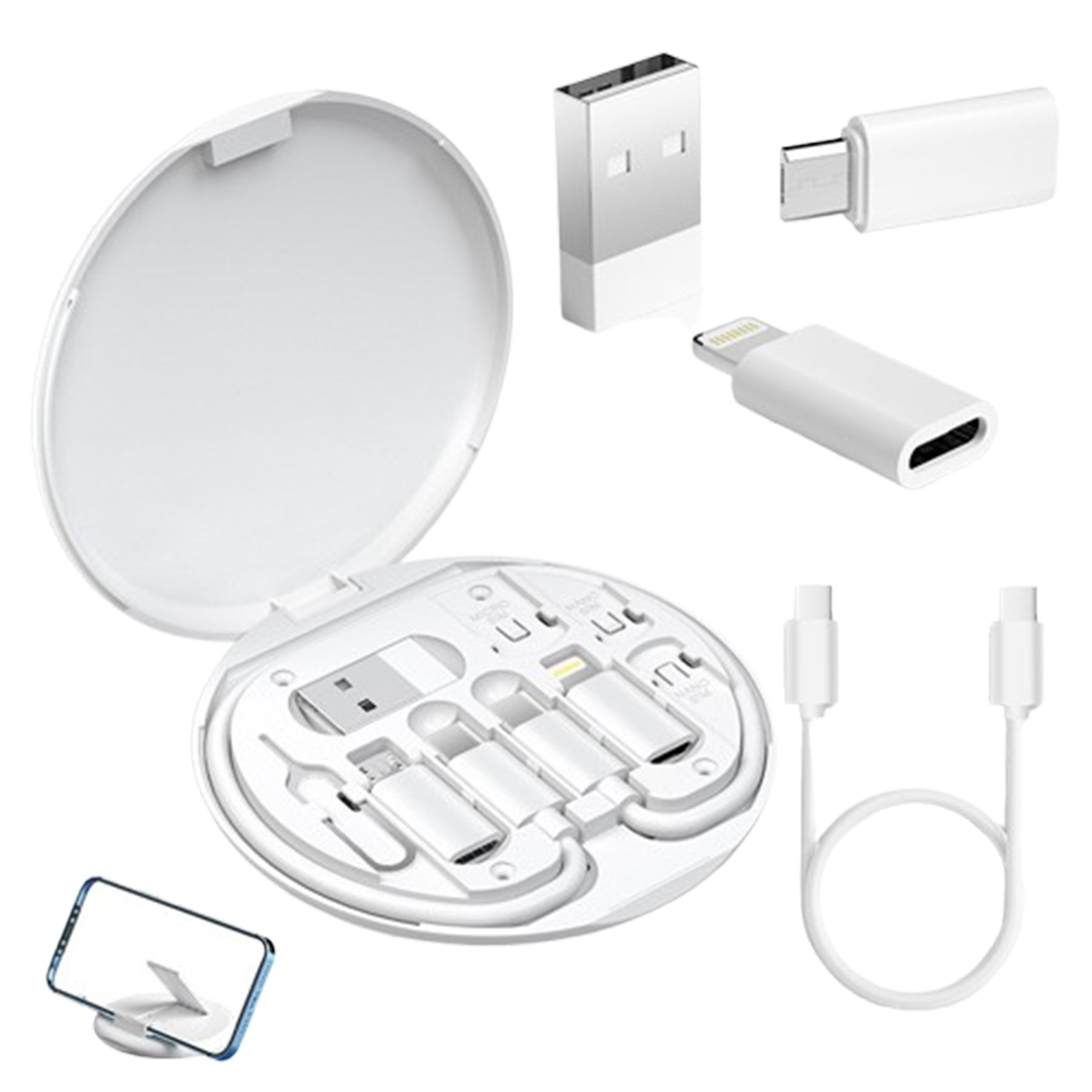 Multi USB Charging Adapter Cable Kit