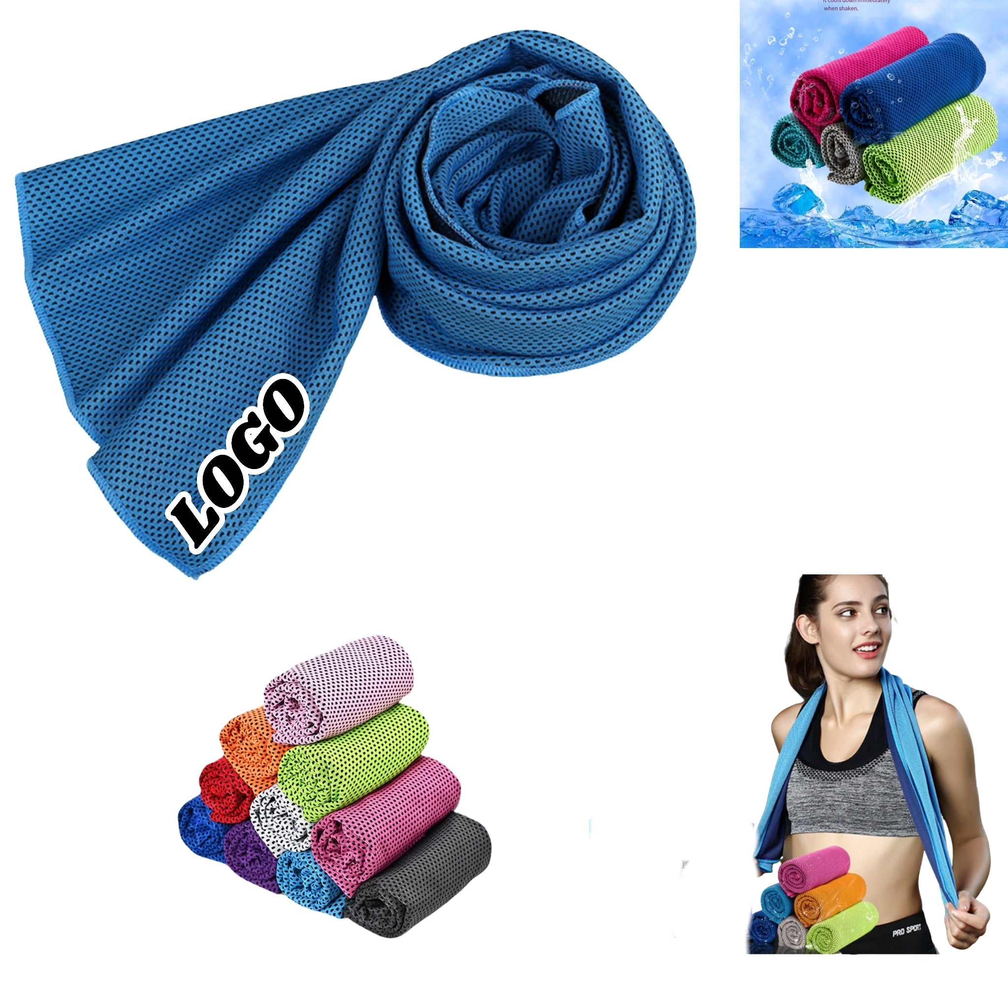 InstantCooling Towel For Sports Yoga Quick Activate Chilling
