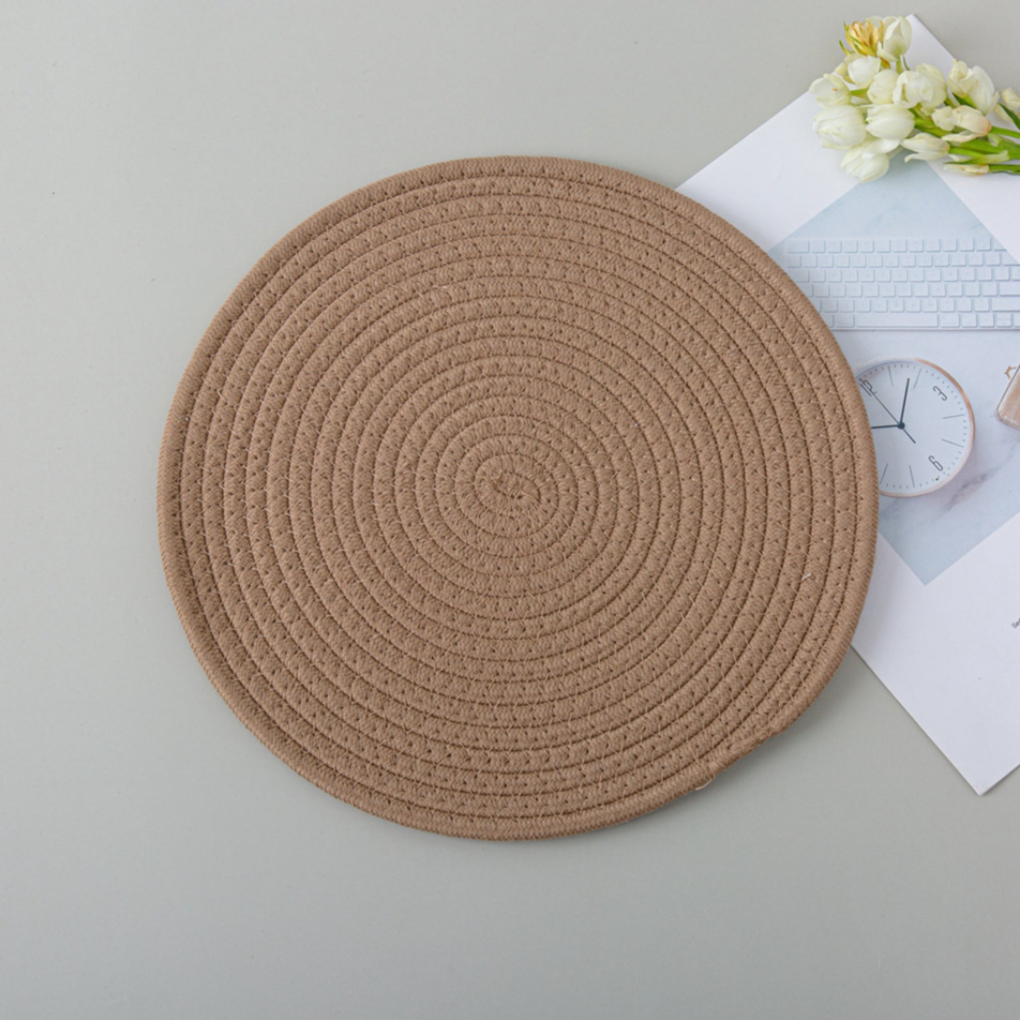 Handwoven Japanese Cotton Heatproof Placemat Coaster