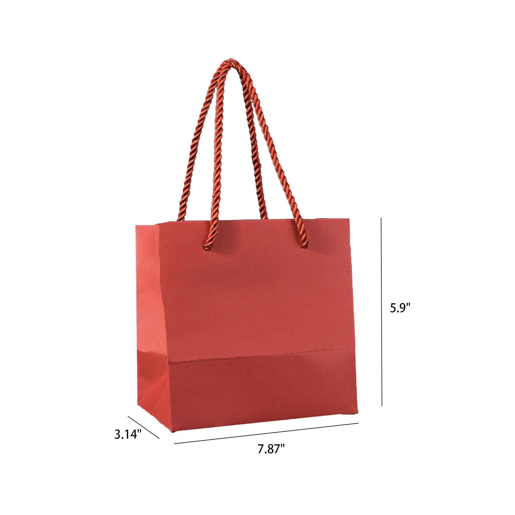 Red Paper Handheld Bag
