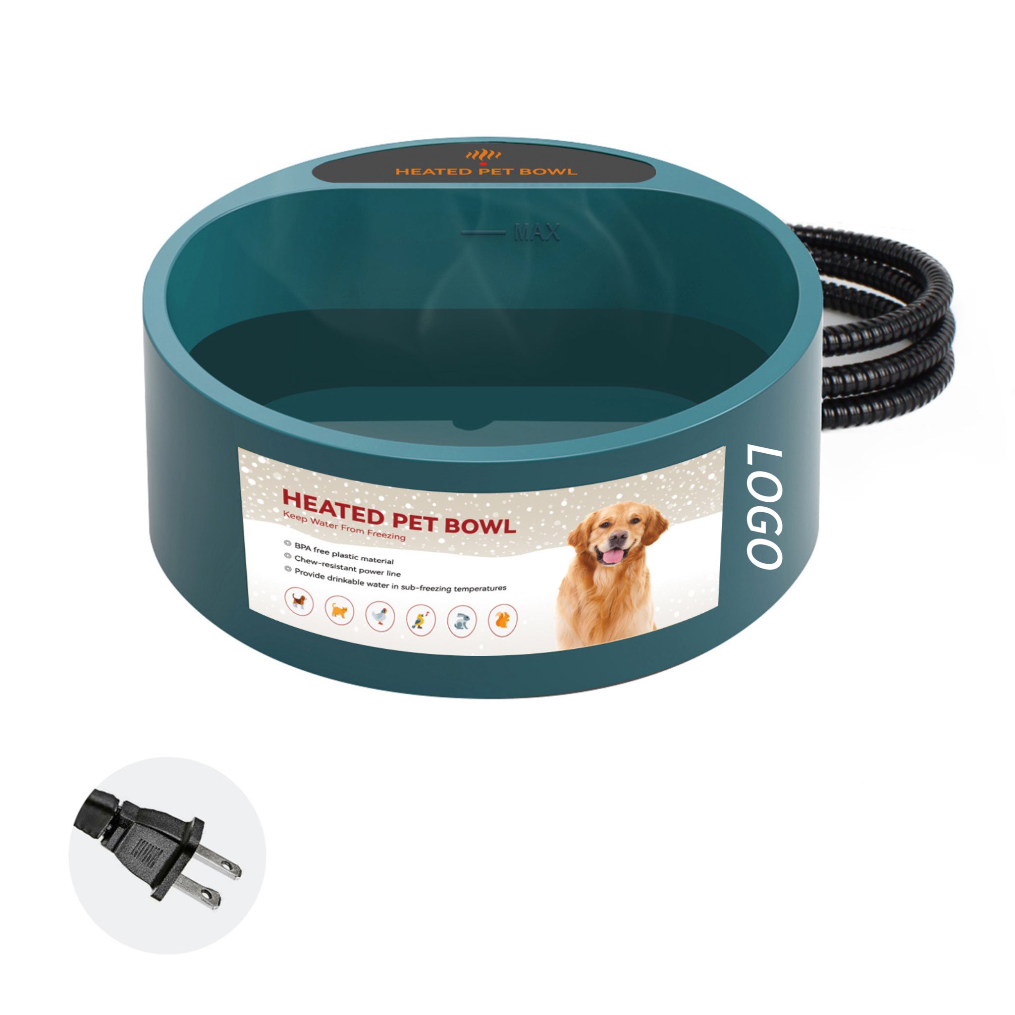 Electric Heated Pet Bowl