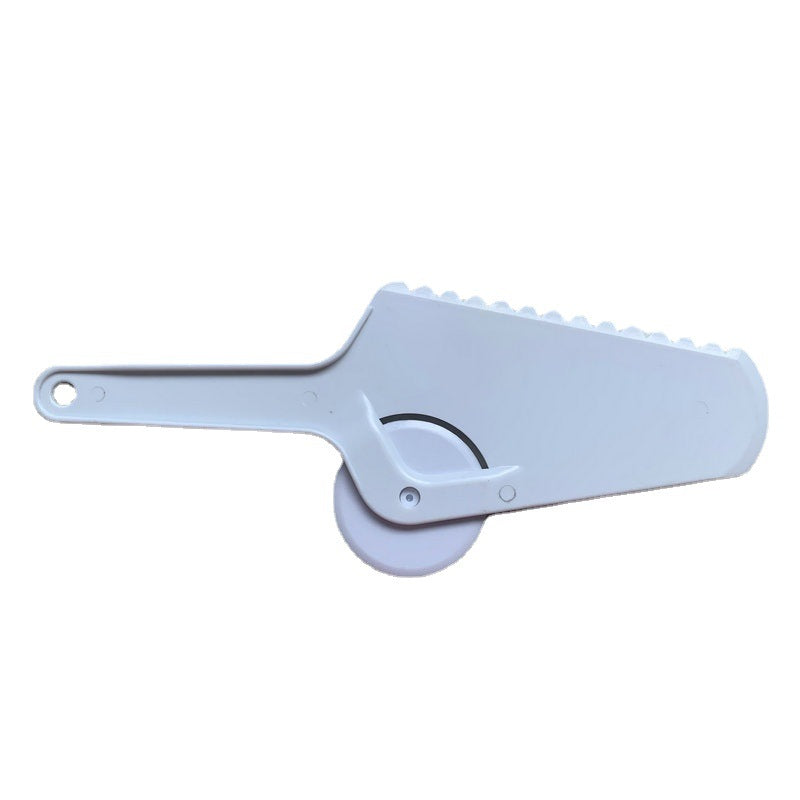 Custom LOGO Pizza Cutter Safety Slicer Cheap Kitchenware Plastic Blade Handheld Pizza Slicer