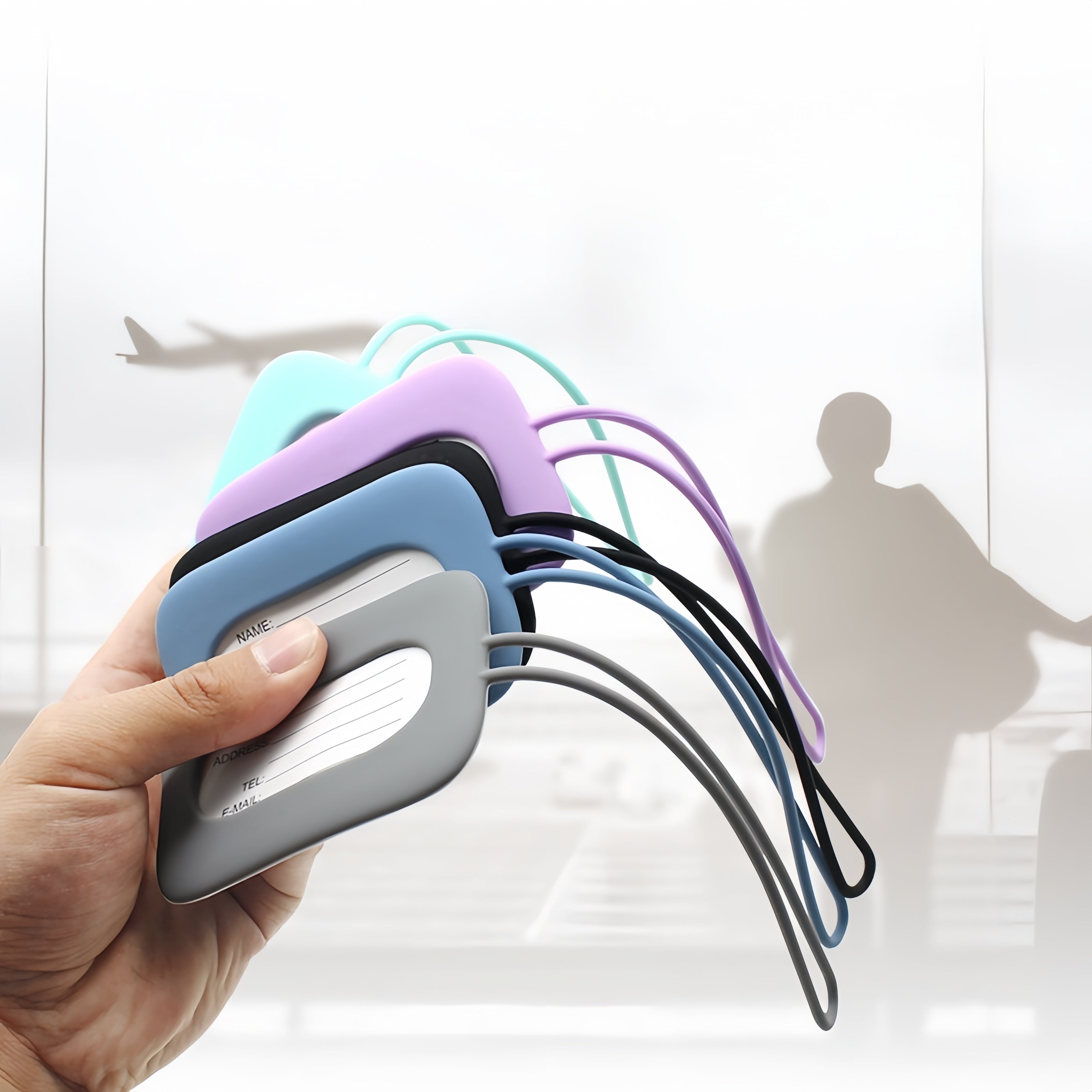 Silicone Luggage Boarding Pass
