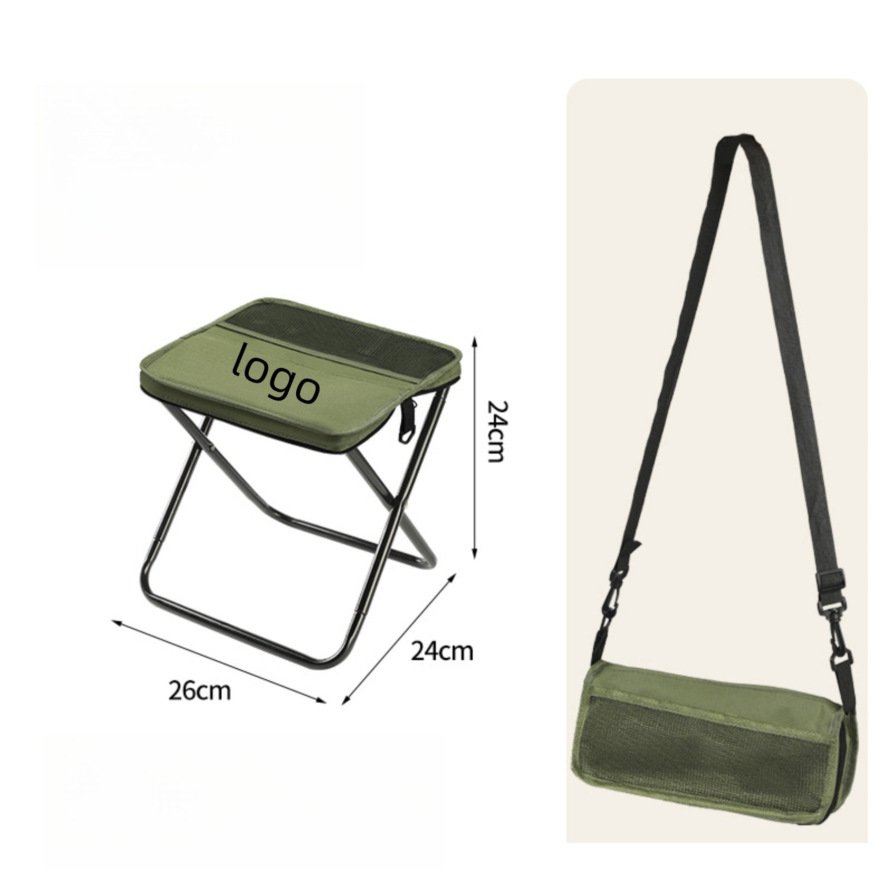 Backpack Folding Stool