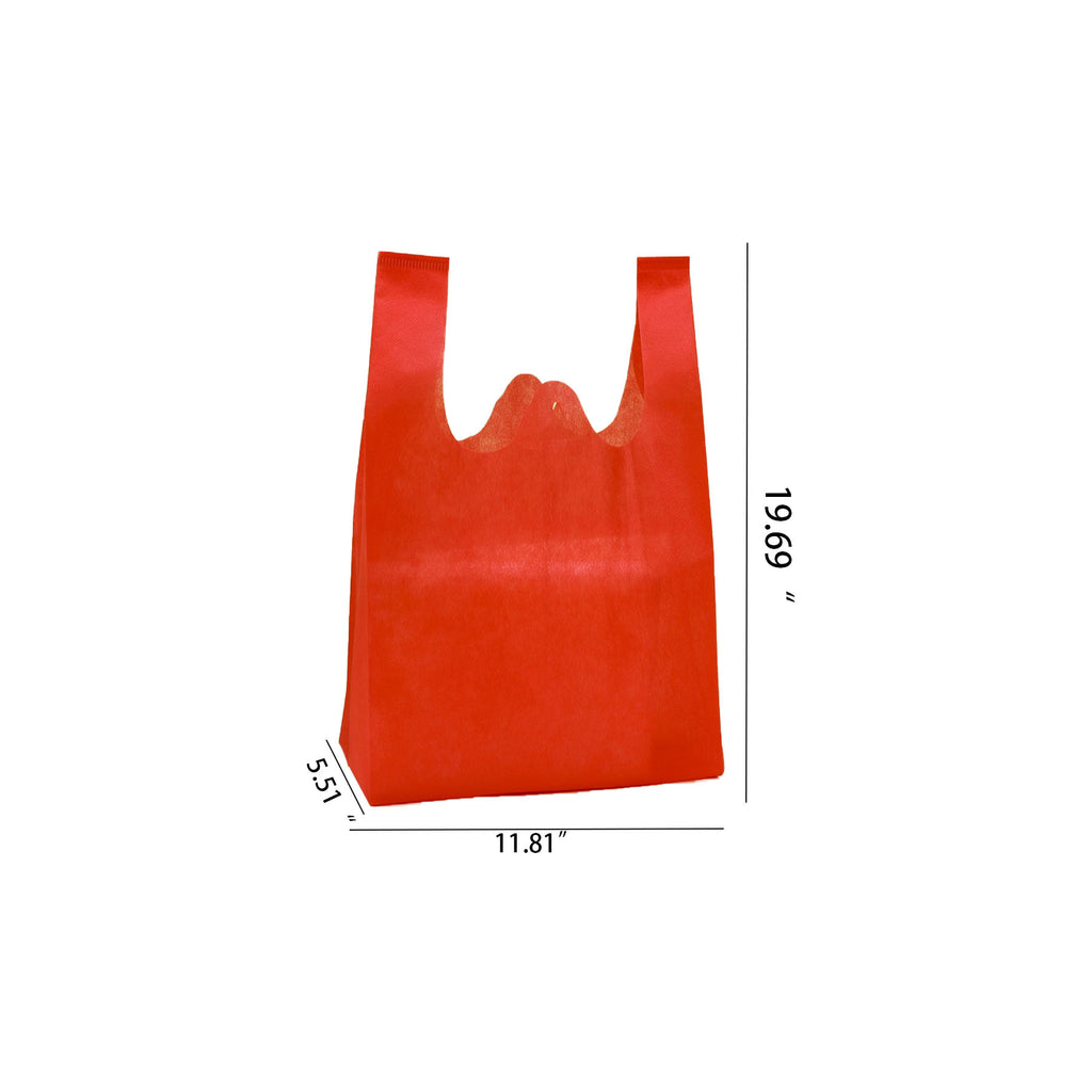 Nonwoven Fabric Shopping Tote Bag With Handles