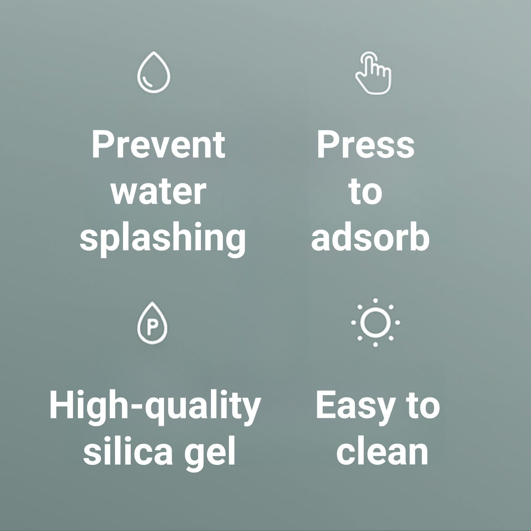 Silica Gel Water Baffle For Vegetable - Washing Sink
