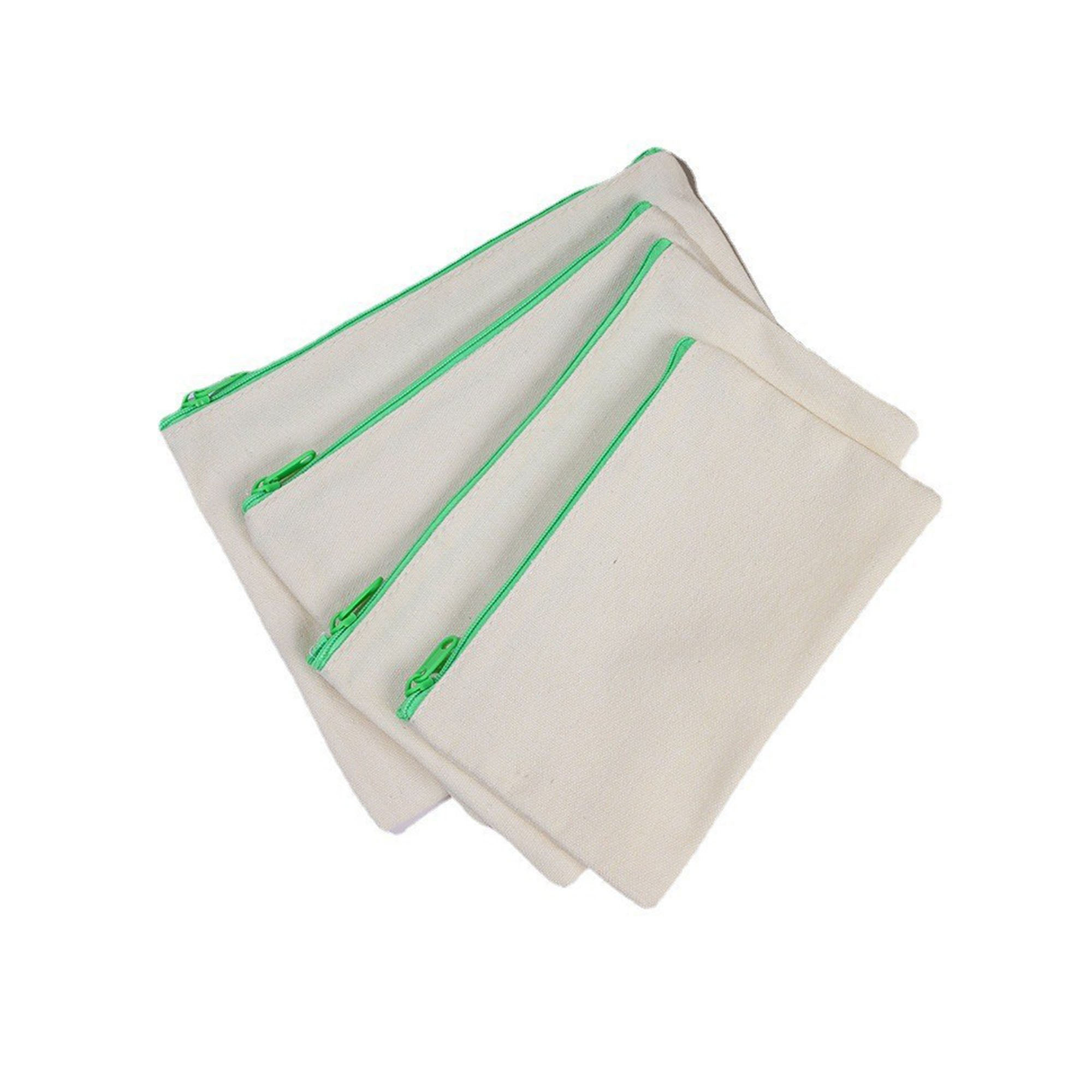 Multipurpose Cotton Canvas Organizer Zipper Pouch