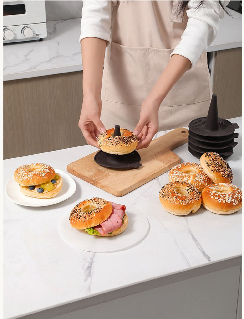Silicone Doughnut Mold (Six Packs)