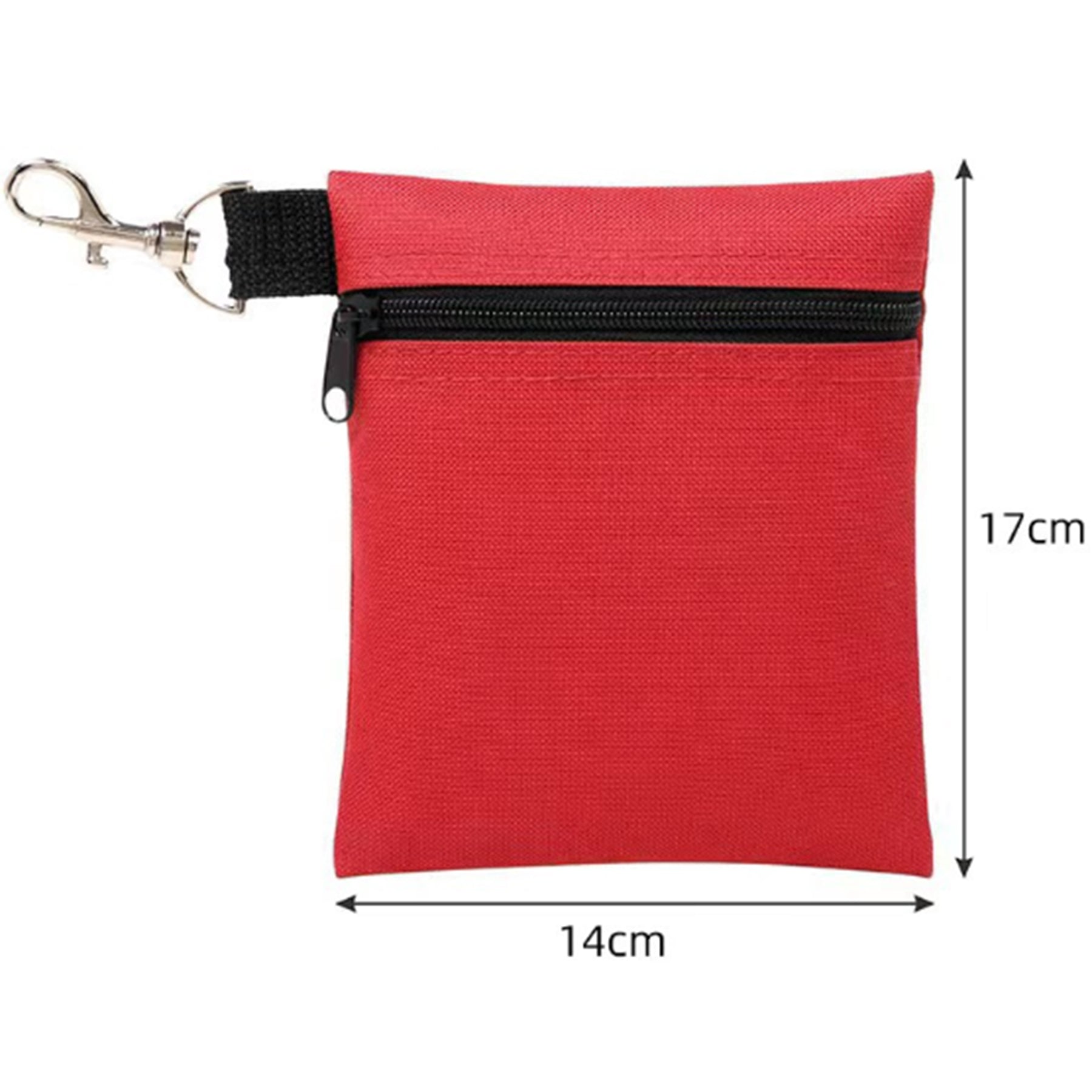 Zipper Golf Ball Bag