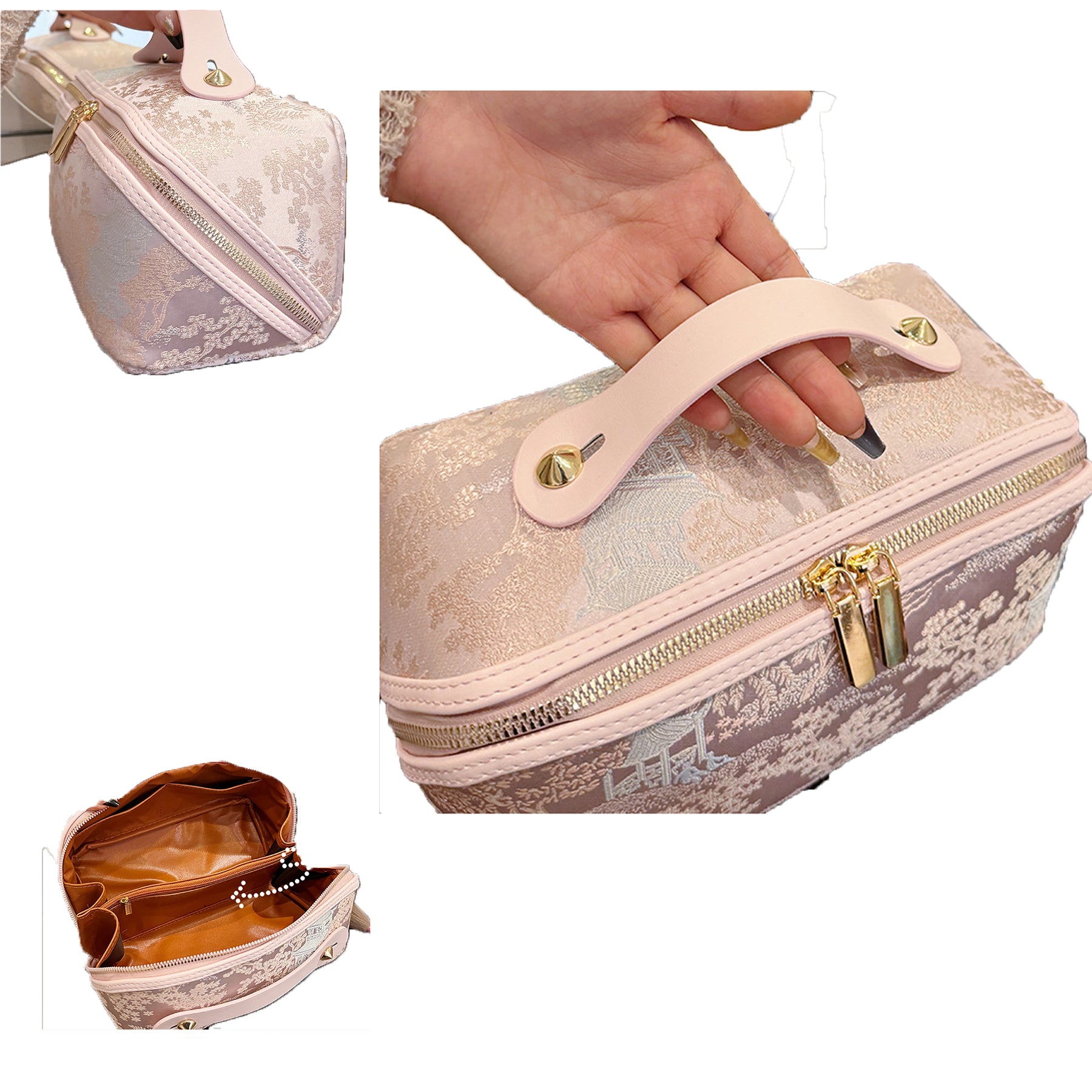 Portable Large Capacity Portable Toiletry Bag, Cosmetic Storage