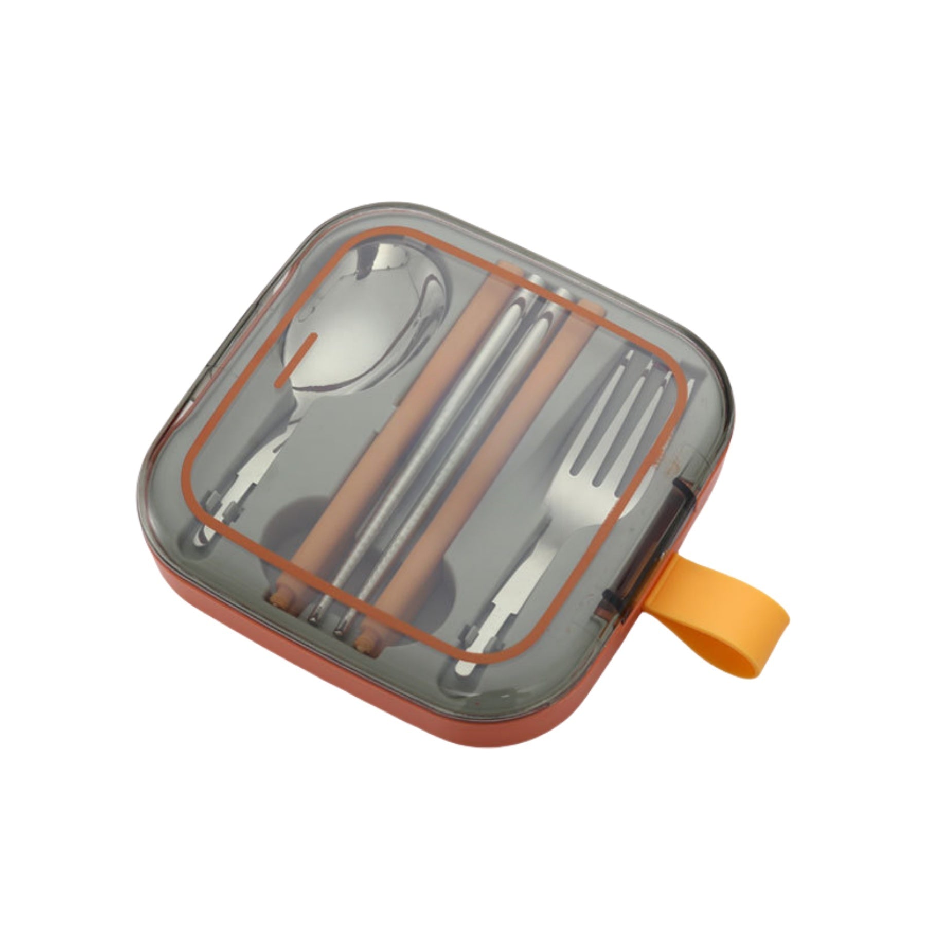 304 Stainless Steel Portable Three-piece Tableware Set