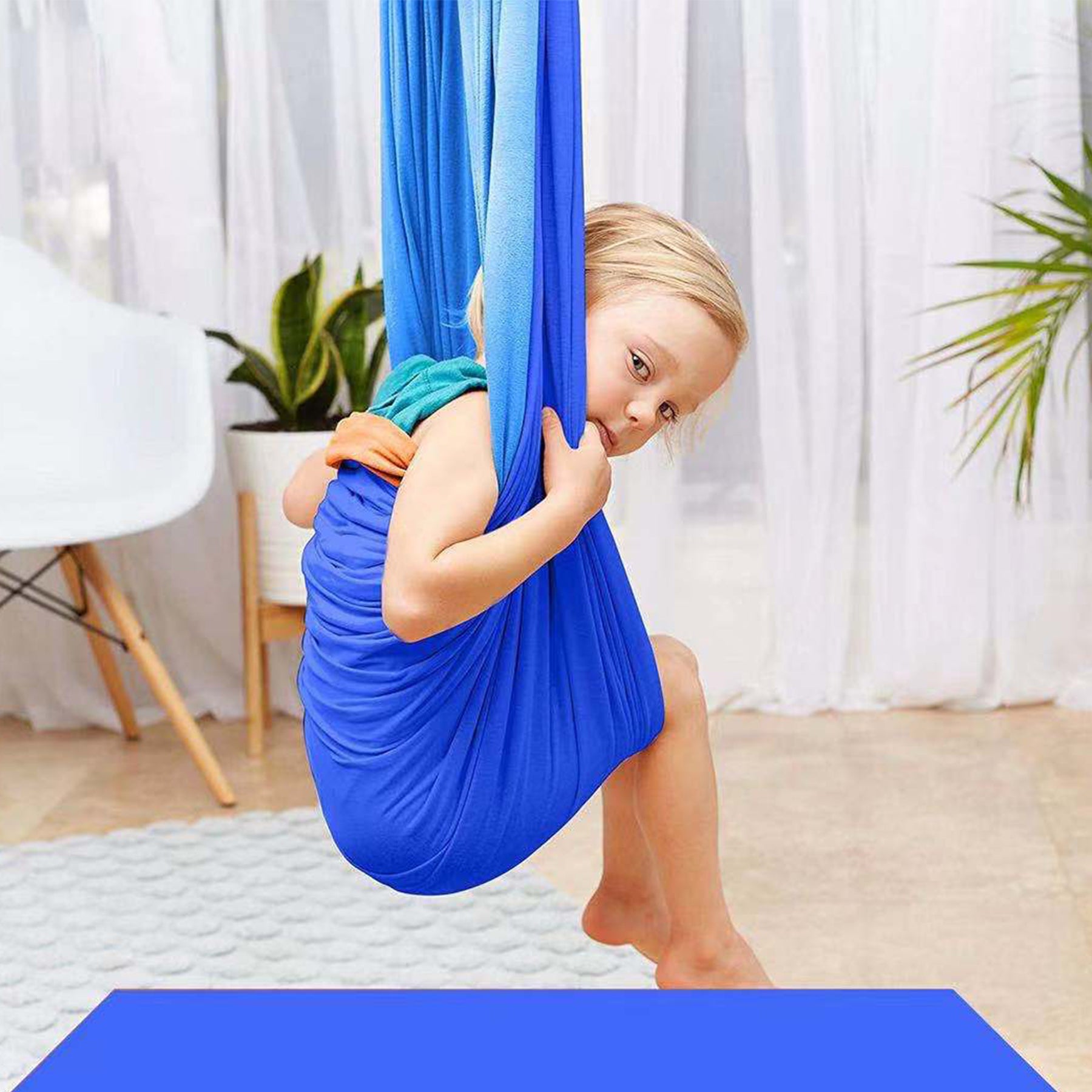Children Multi Color Elastic Yoga Hammock