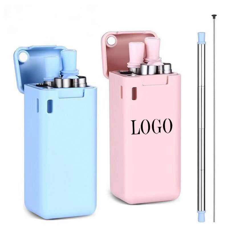 Stainless Steel Straw Silicone Straw