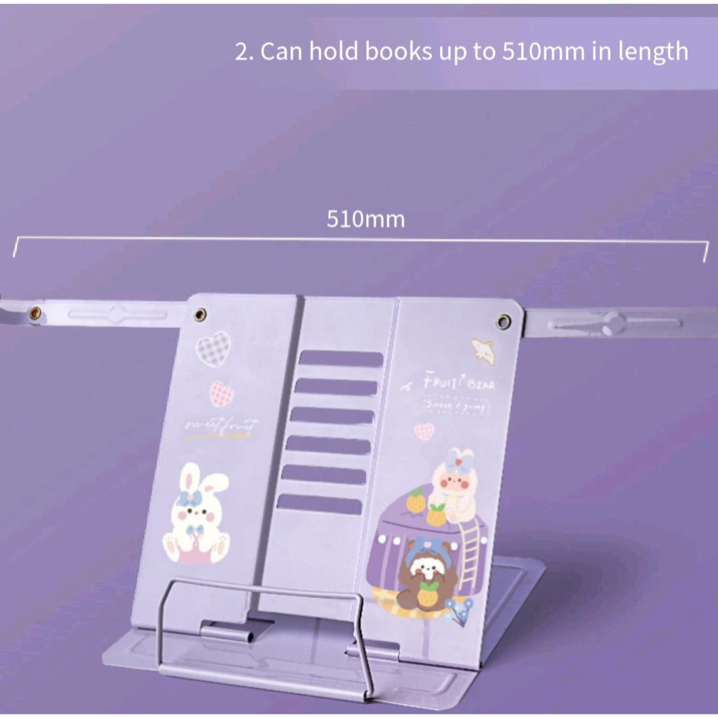 Heavy Metal Book Stand Adjustable Student Desk