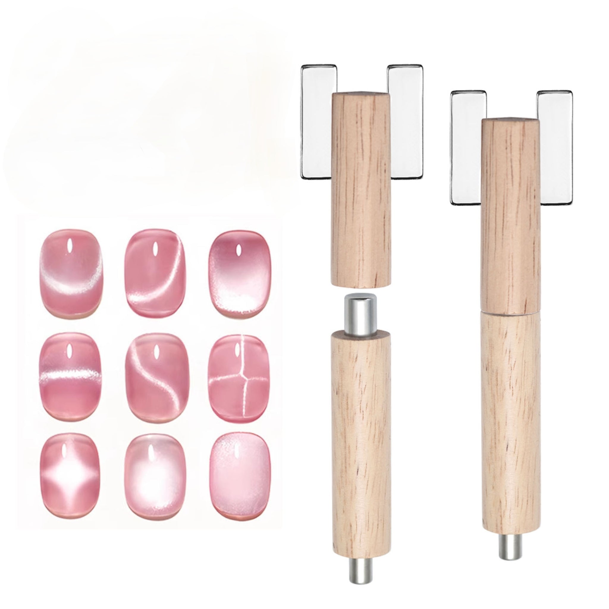 Magnetic Cat Eye Kit Interchangeable Magnets Gel Set