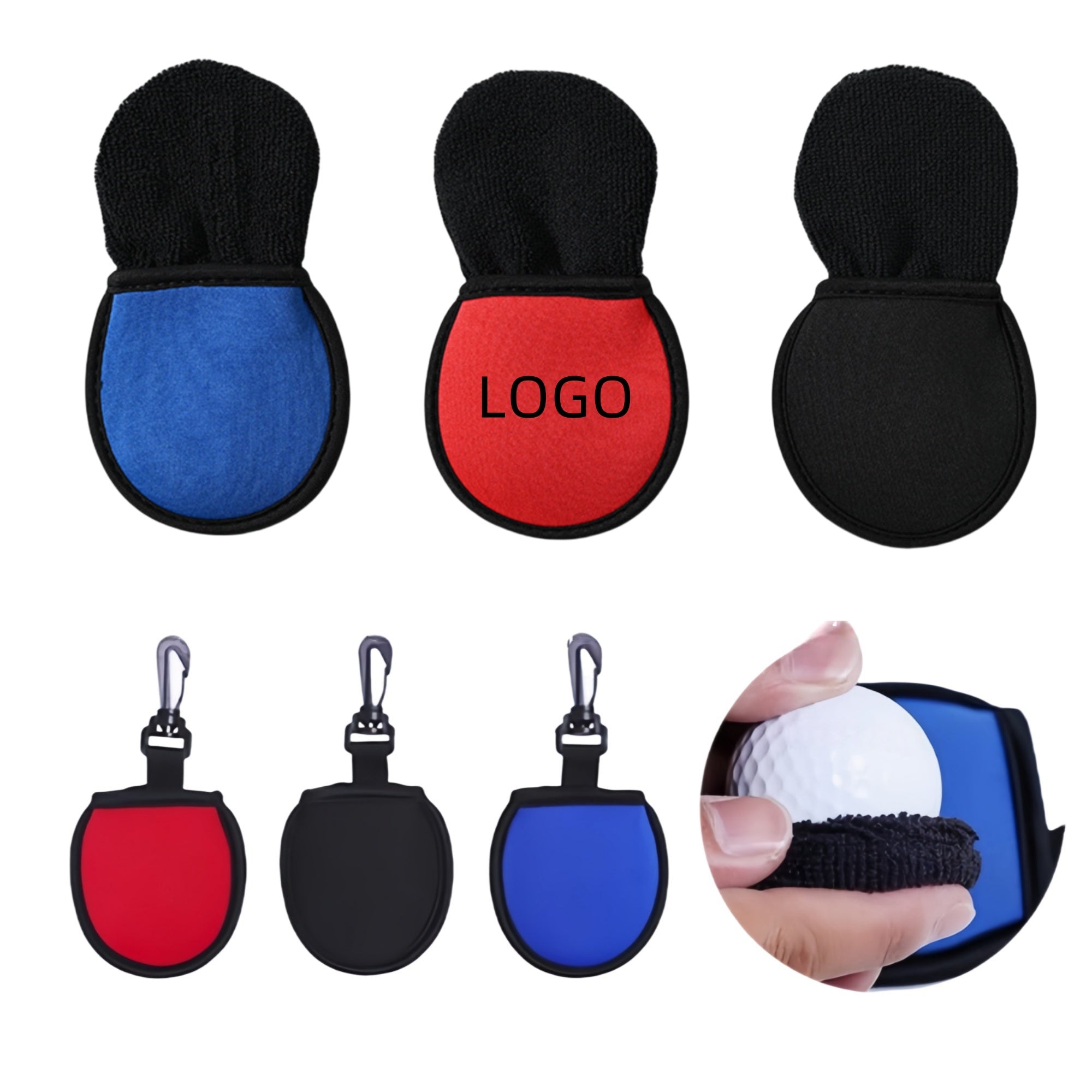 Golf Ball Cleaner Pouch