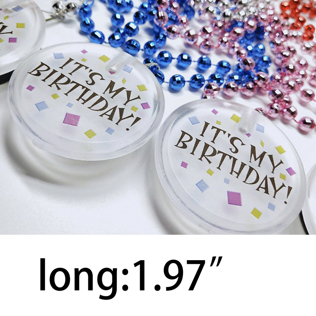 Led Party Luminous Necklace Pendant