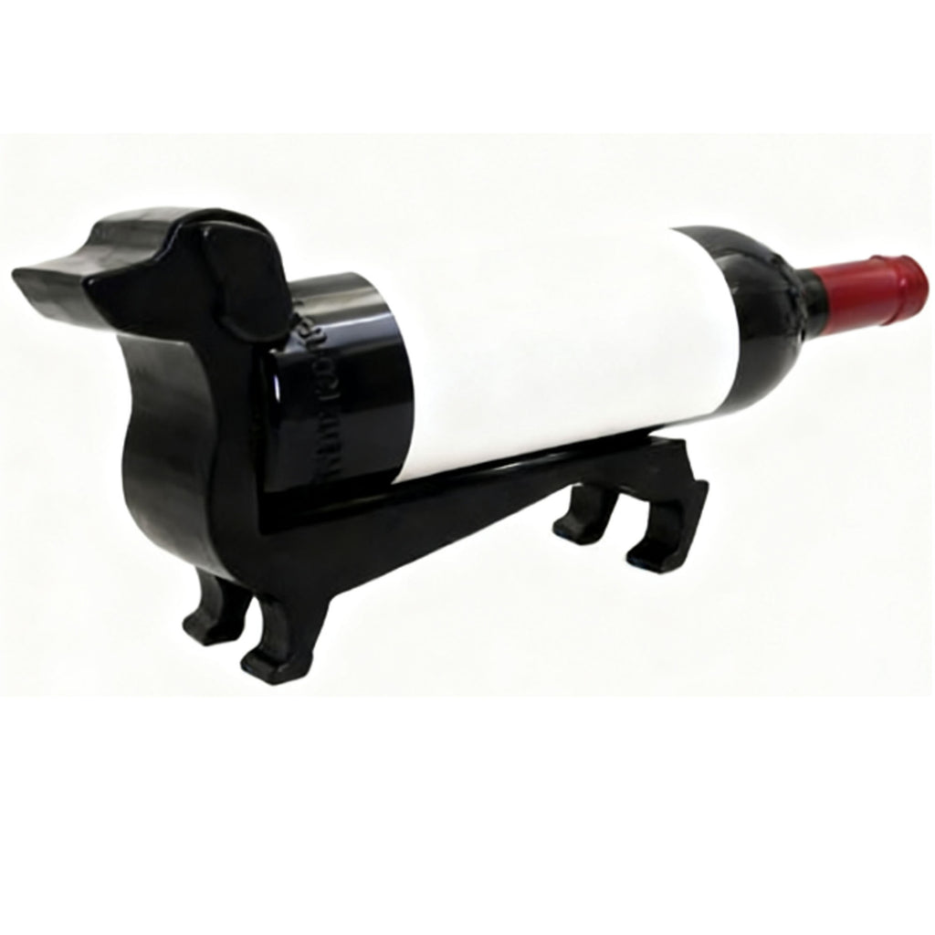 Plastic Cute Dachshund Wine Bottle Holder Wine Rock
