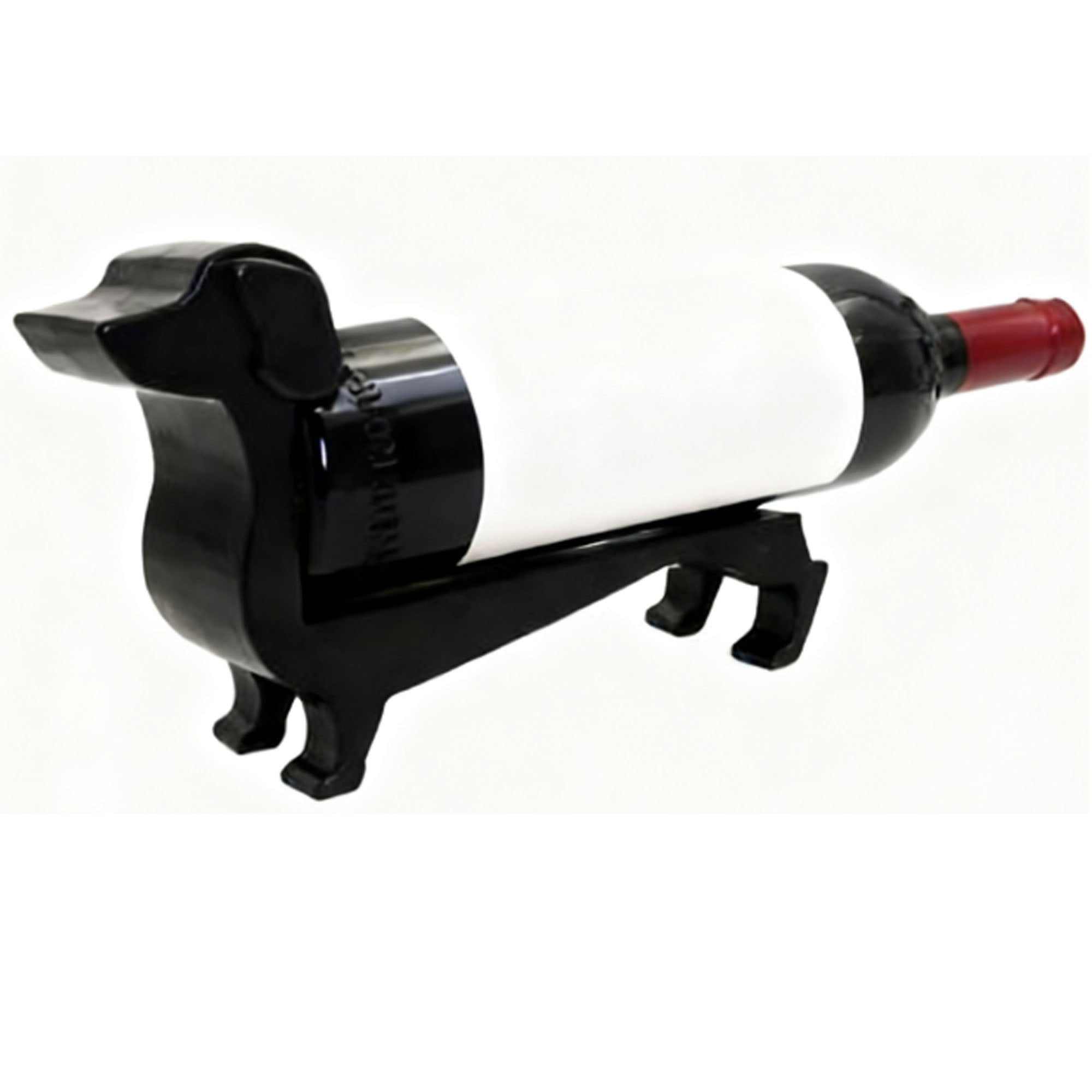 Plastic Cute Dachshund Wine Bottle Holder Wine Rock