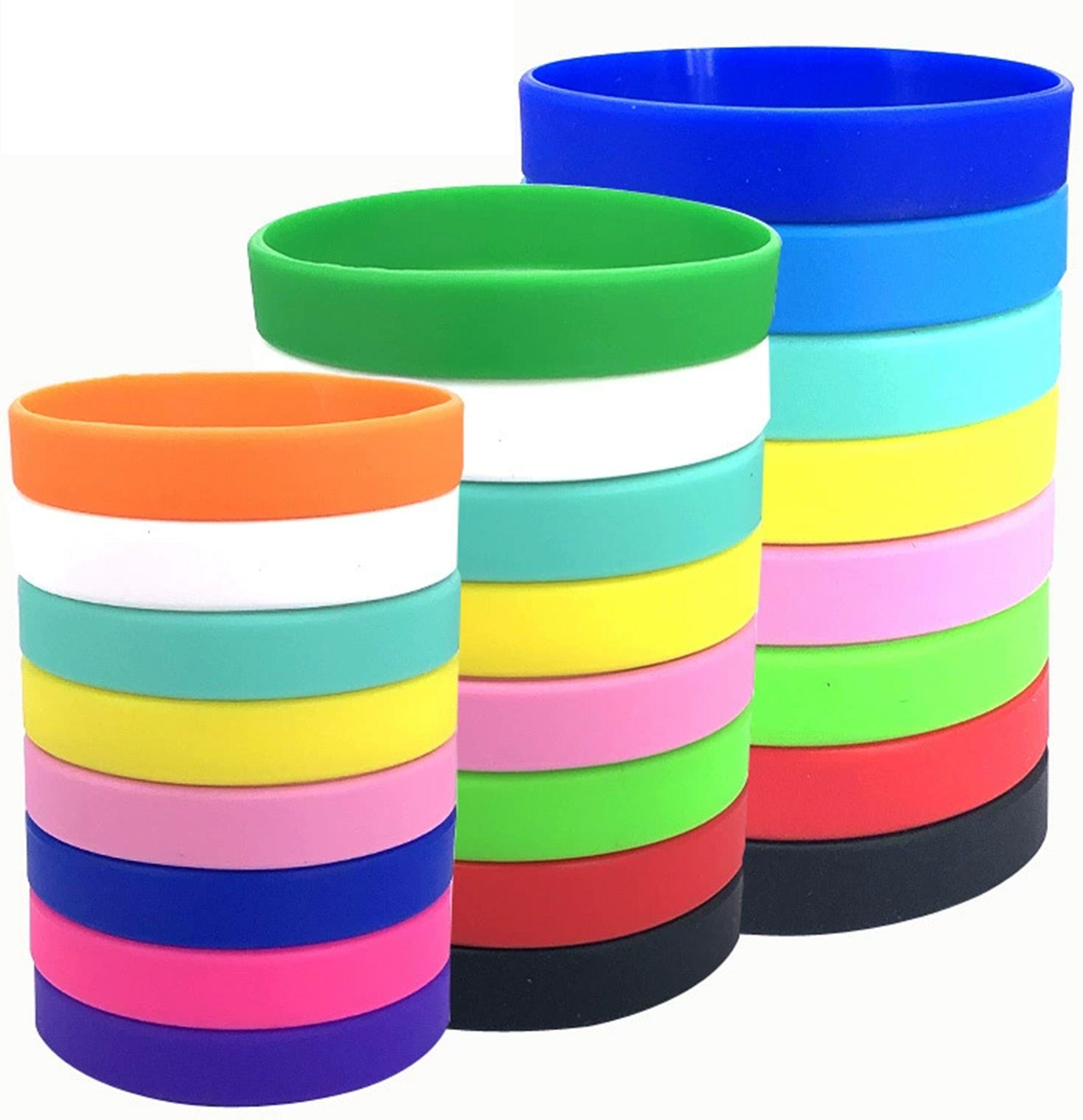 Solid Color Silicone Bracelet