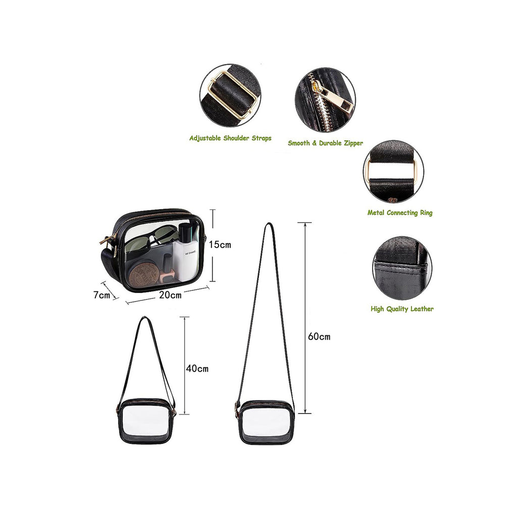 PVC Clear Satchel Bag Makeup Bag