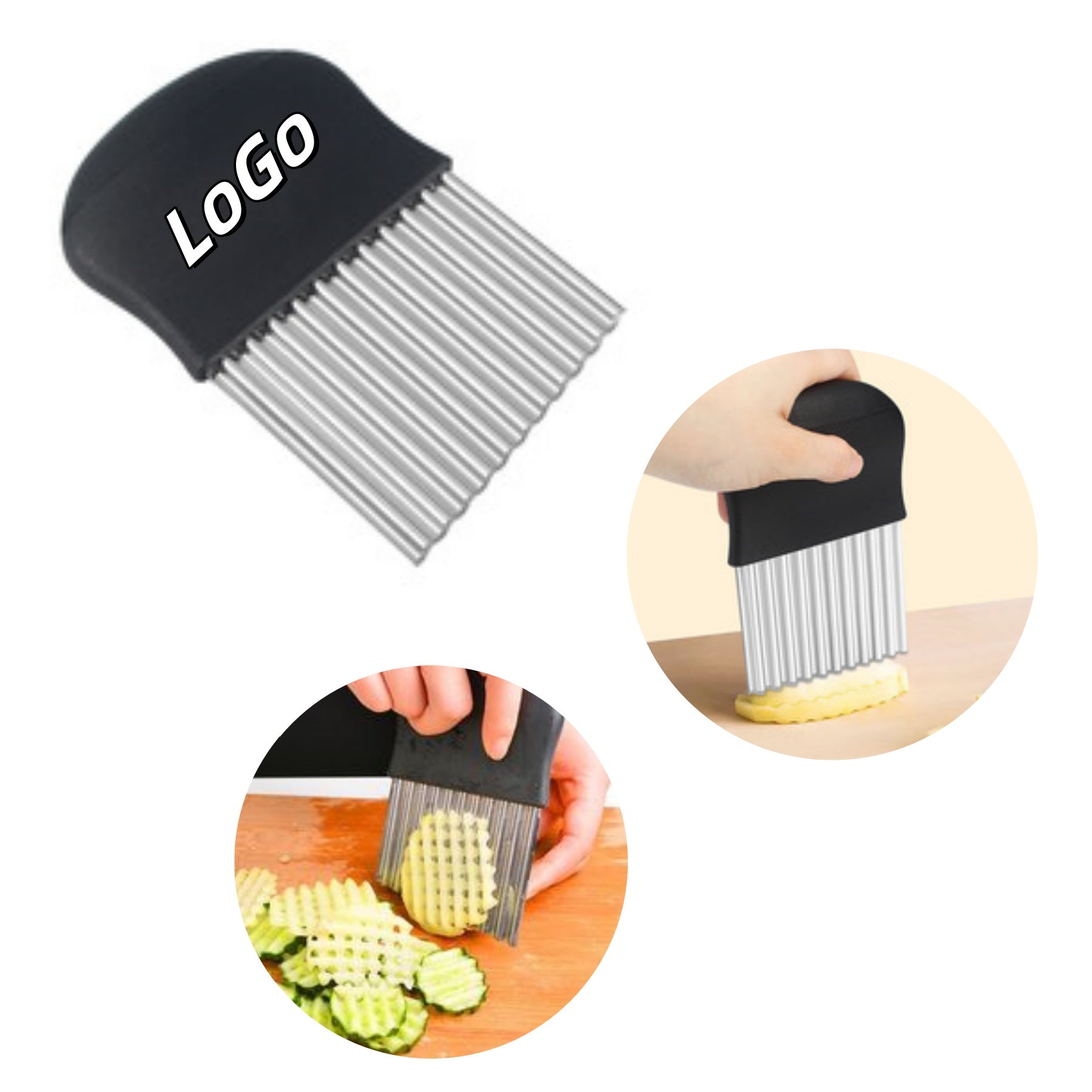 Crinkle Cutter For Potato Veggies