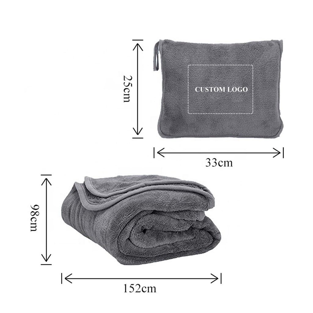 2 in 1 Travel Blanket Pillow