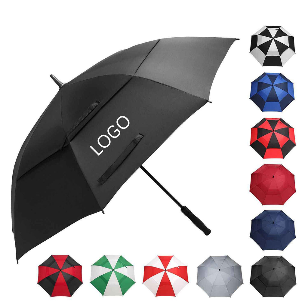 59" Extra Large Oversize Double Canopy Vented Umbrella