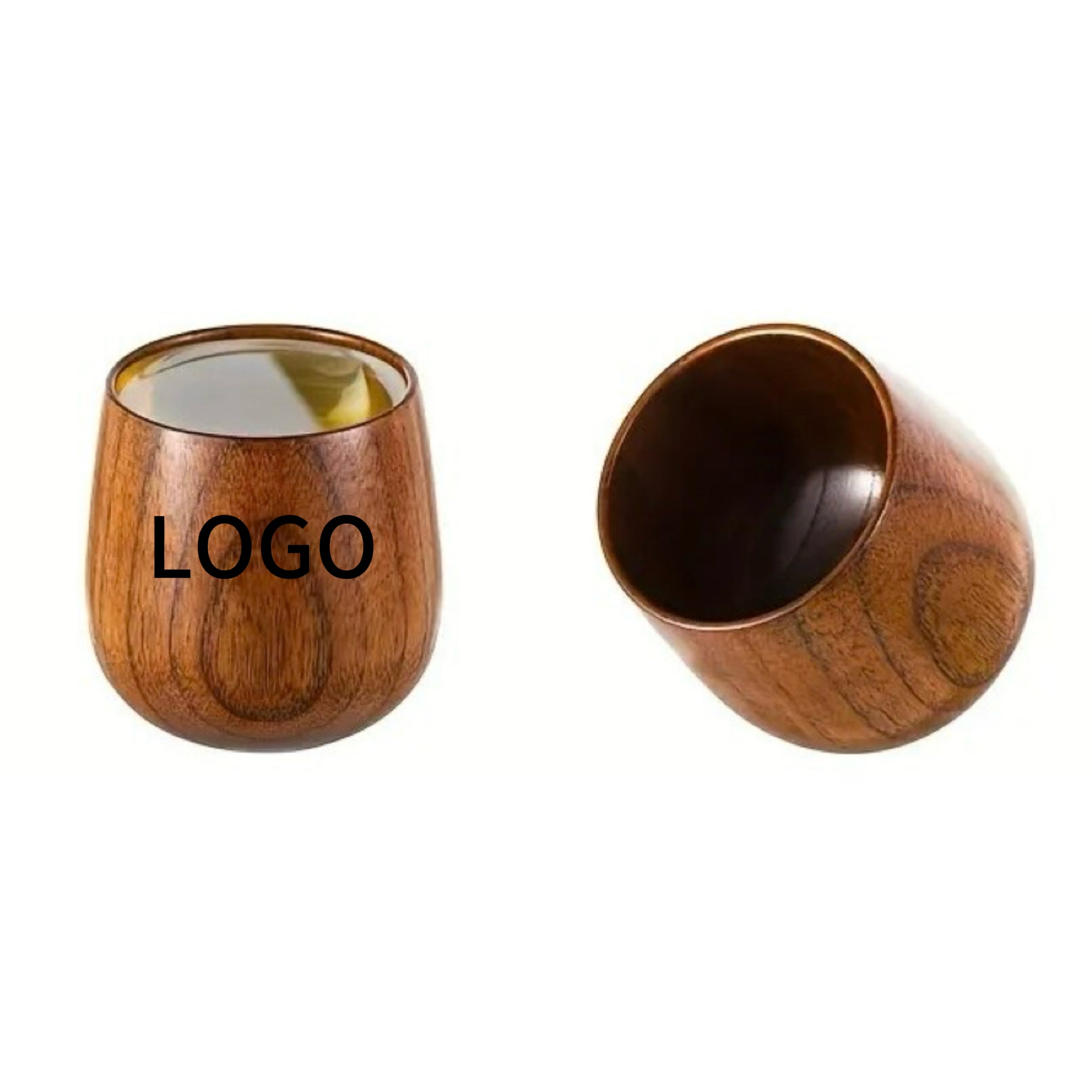5.7oz Natural Wooden Cup