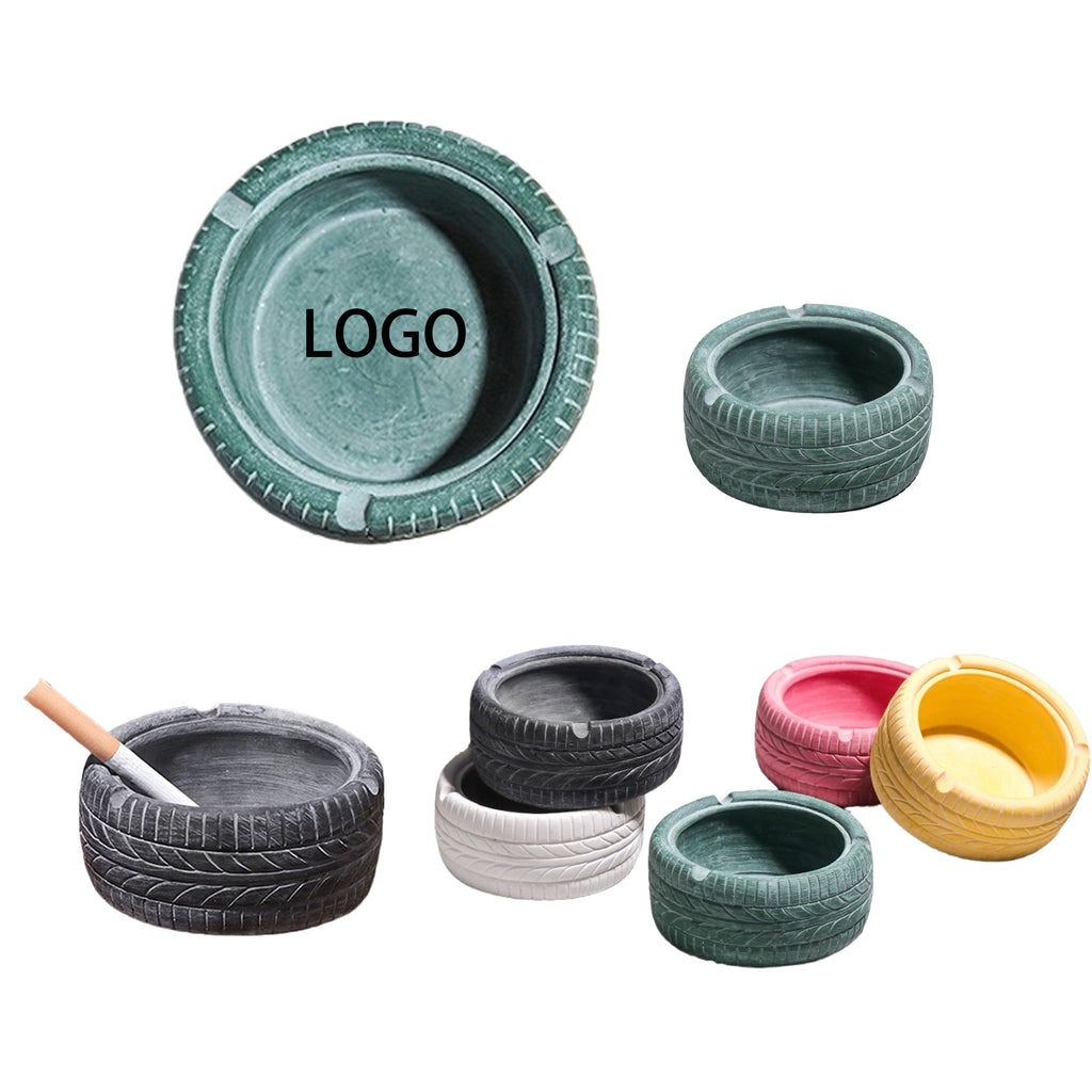 Vintage American Trendy Tire Ashtray
