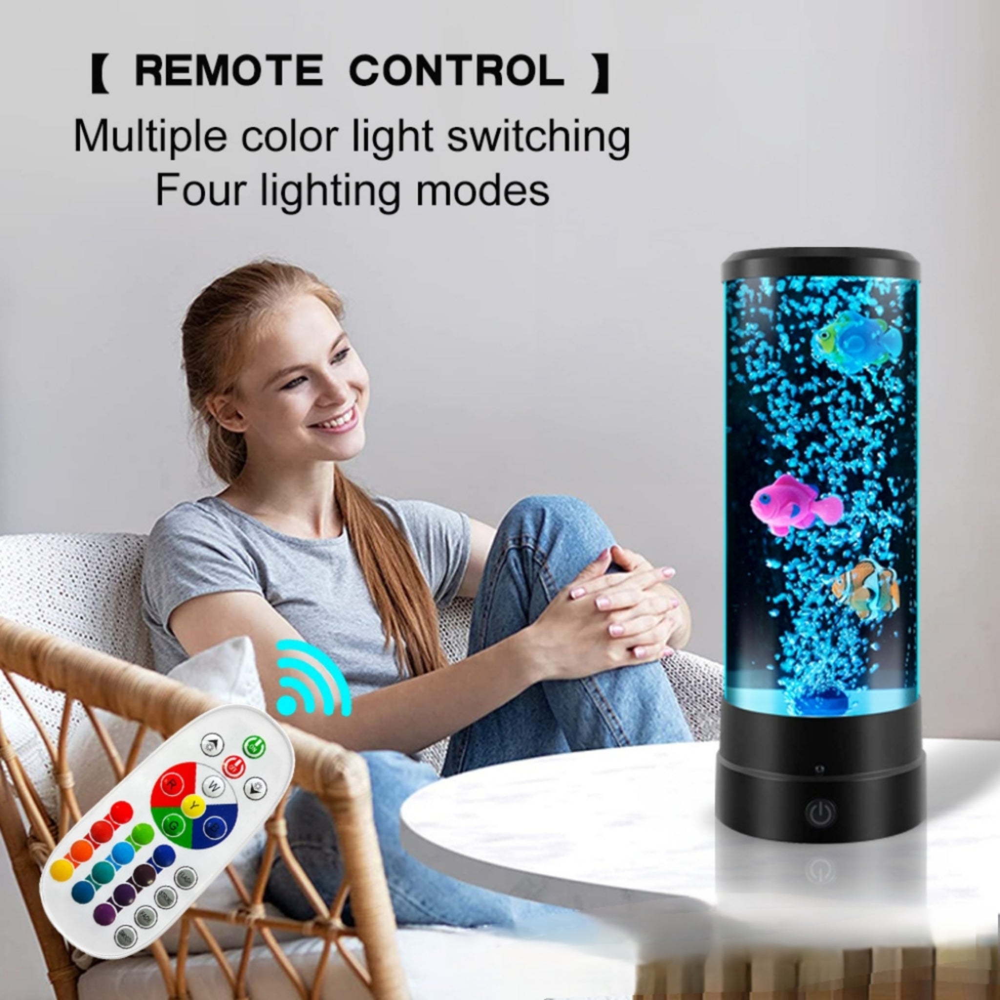 Ocean Themed Plug In Jellyfish Night Light Kids Room Decor